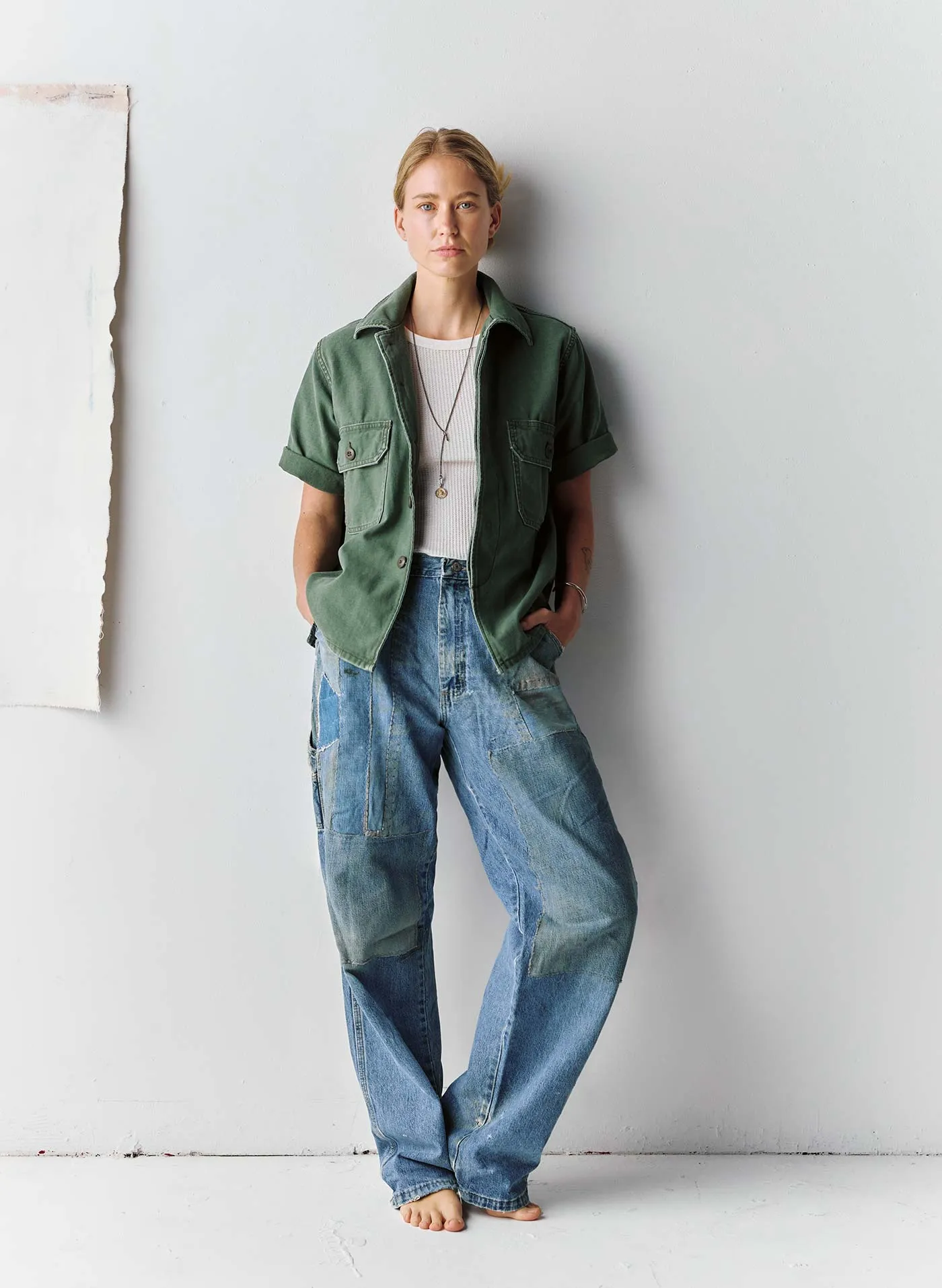 s/s military shirt jacket sold by Imogene + Willie product image thumbnail 3