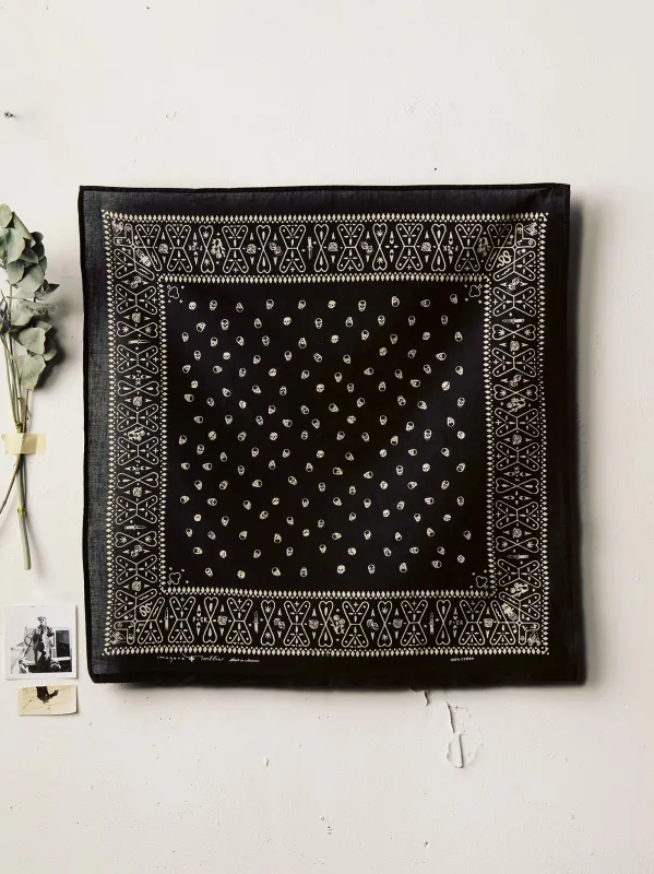 the "muerte" bandana sold by Imogene + Willie