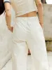 baker striped trouser in white sold by Imogene + Willie