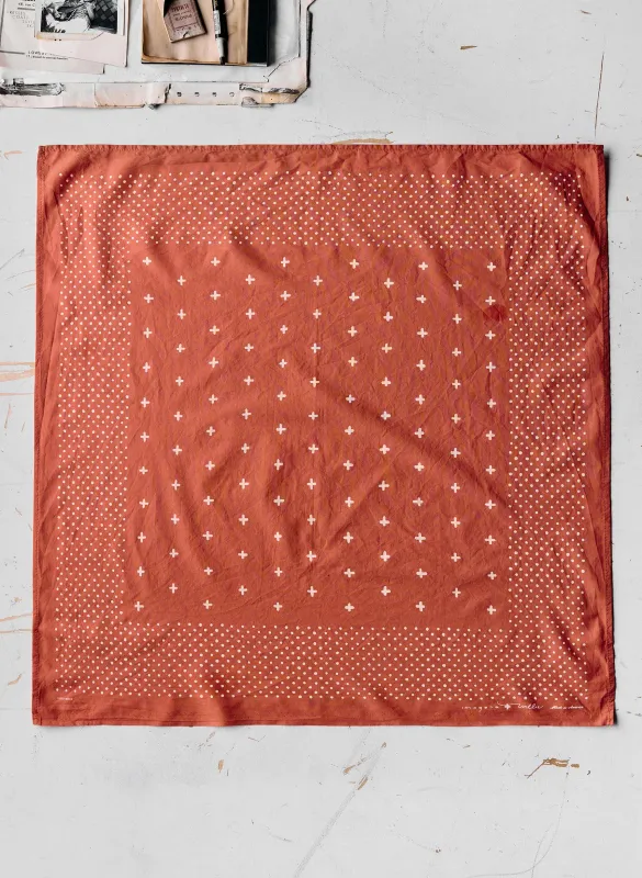 i+w vintage orange bandana sold by Imogene + Willie