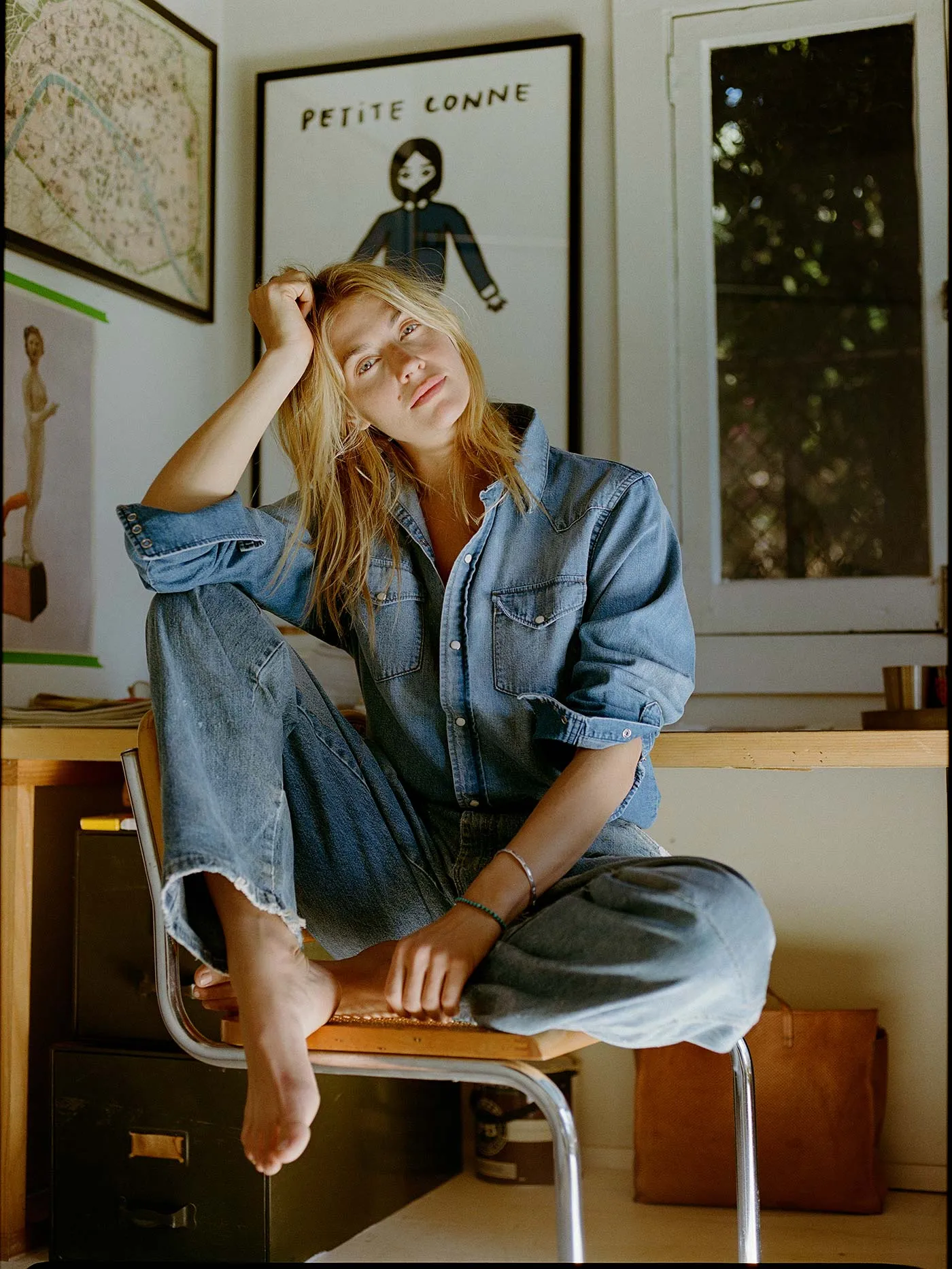 mcfly washed pearl snap sold by Imogene + Willie product image thumbnail 5