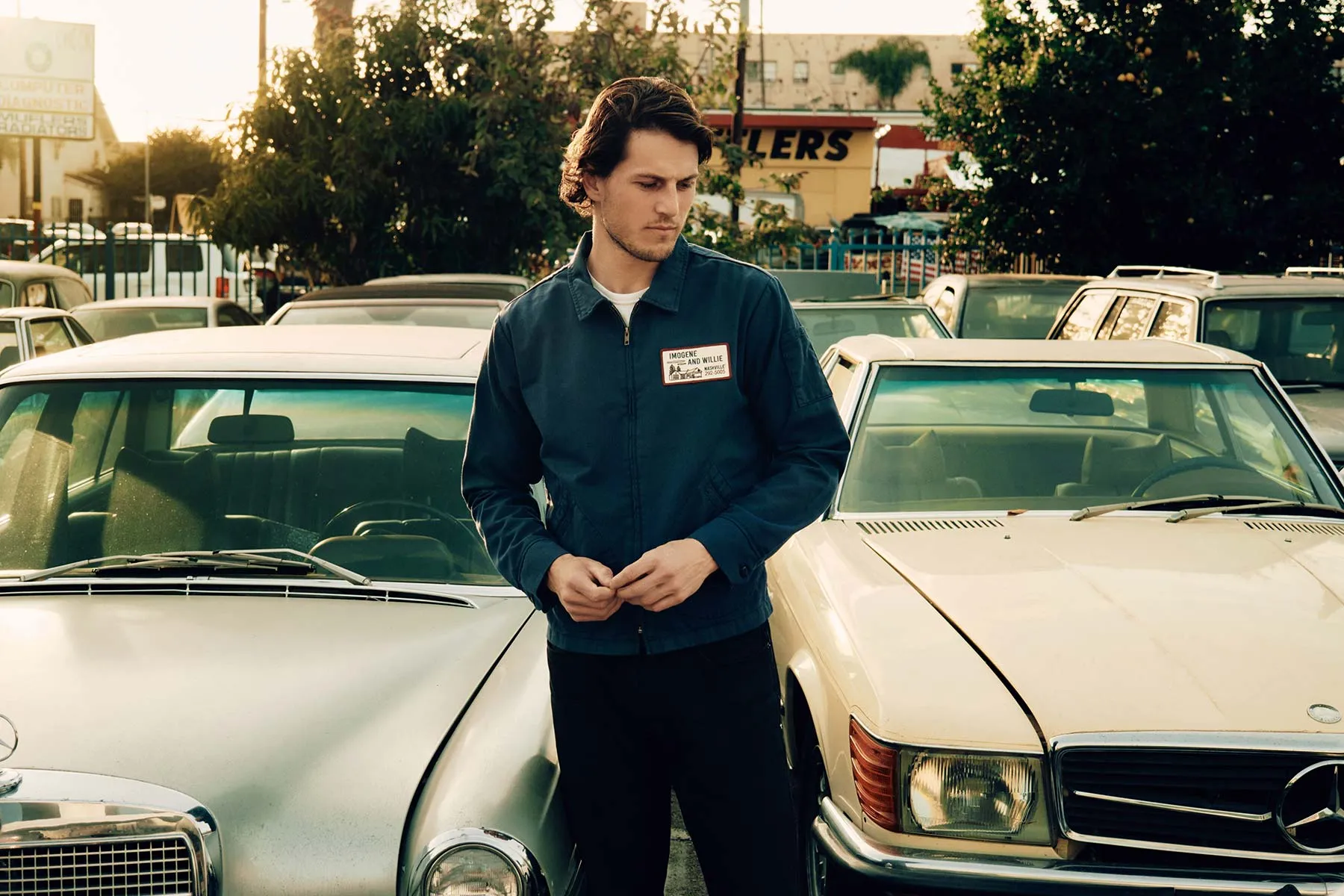 the "service station" jacket sold by Imogene + Willie product image thumbnail 3