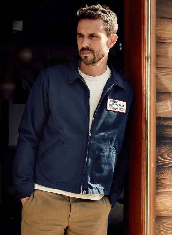 the "service station" jacket sold by Imogene + Willie