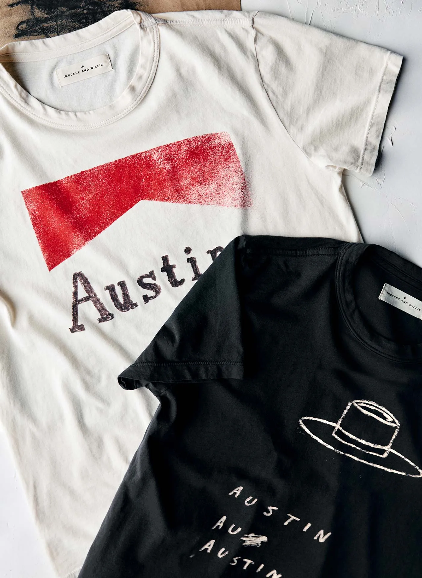 the "written" austin tee sold by Imogene + Willie product image thumbnail 3