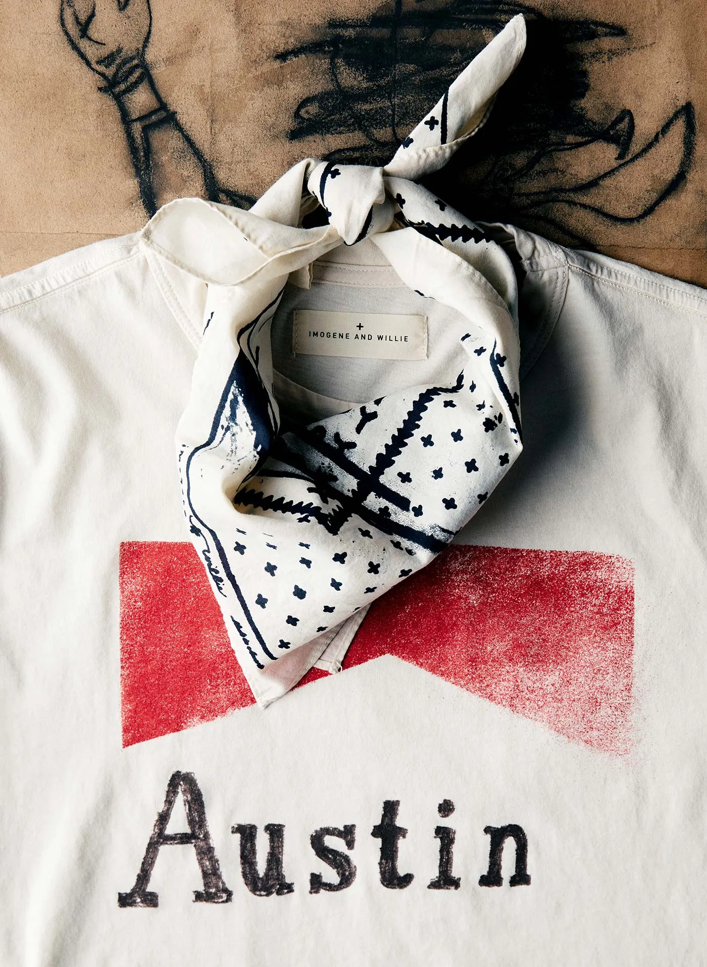 the "cowboy" austin tee sold by Imogene + Willie product image thumbnail 4