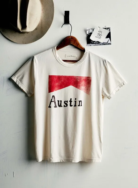the "cowboy" austin tee sold by Imogene + Willie