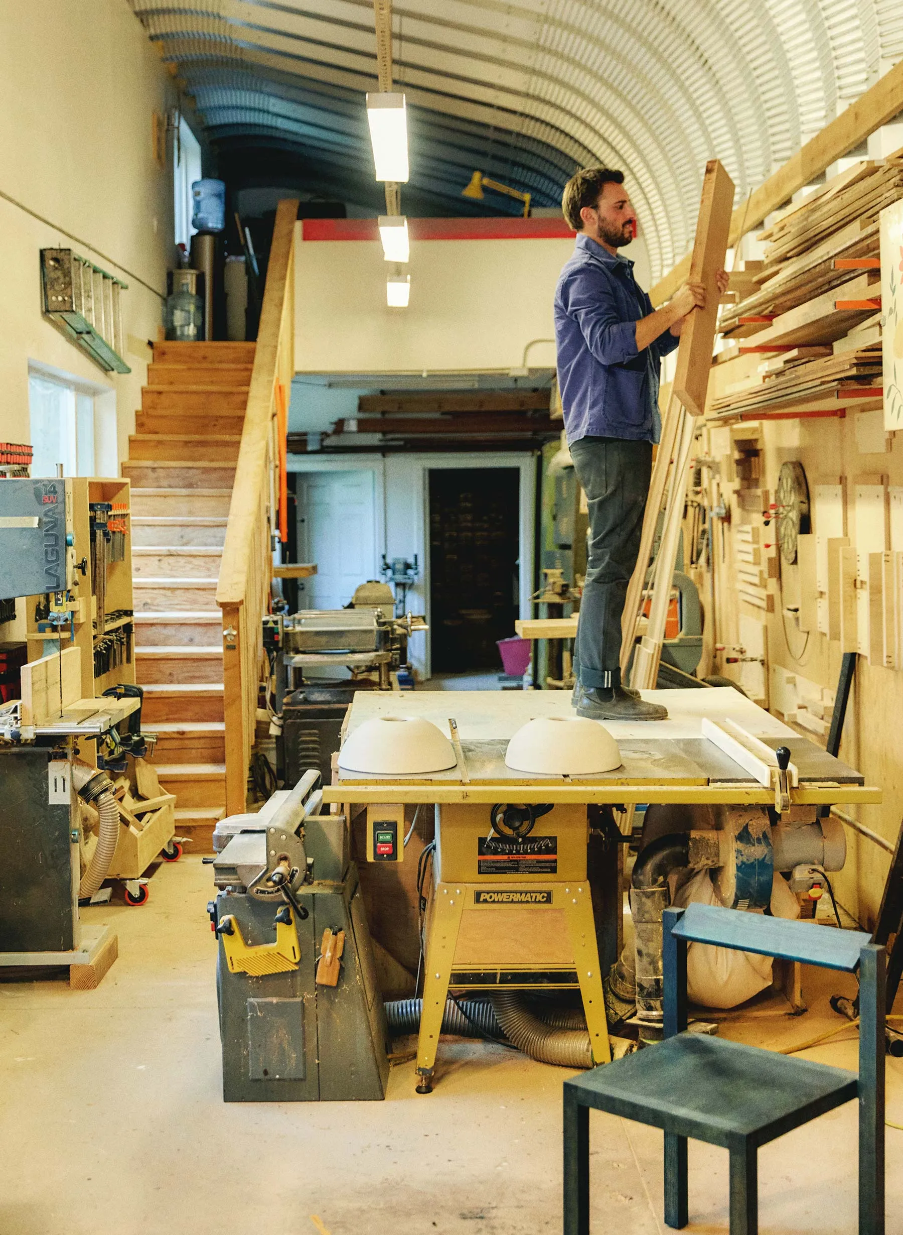 jack jacket french blue sold by Imogene + Willie product image thumbnail 4