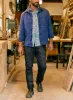 jack jacket french blue sold by Imogene + Willie