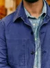 jack jacket french blue sold by Imogene + Willie