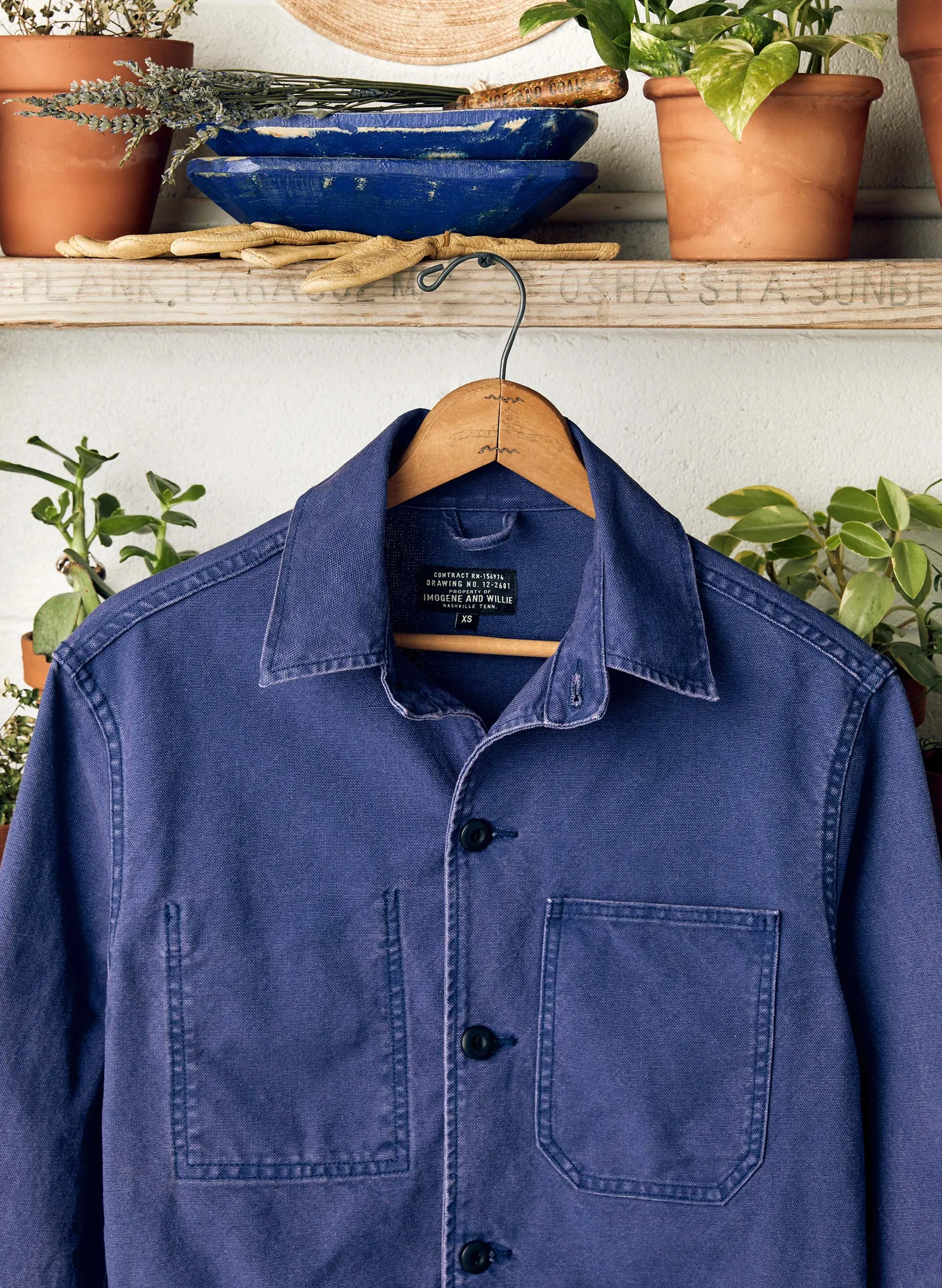 jack jacket french blue sold by Imogene + Willie product image thumbnail 2