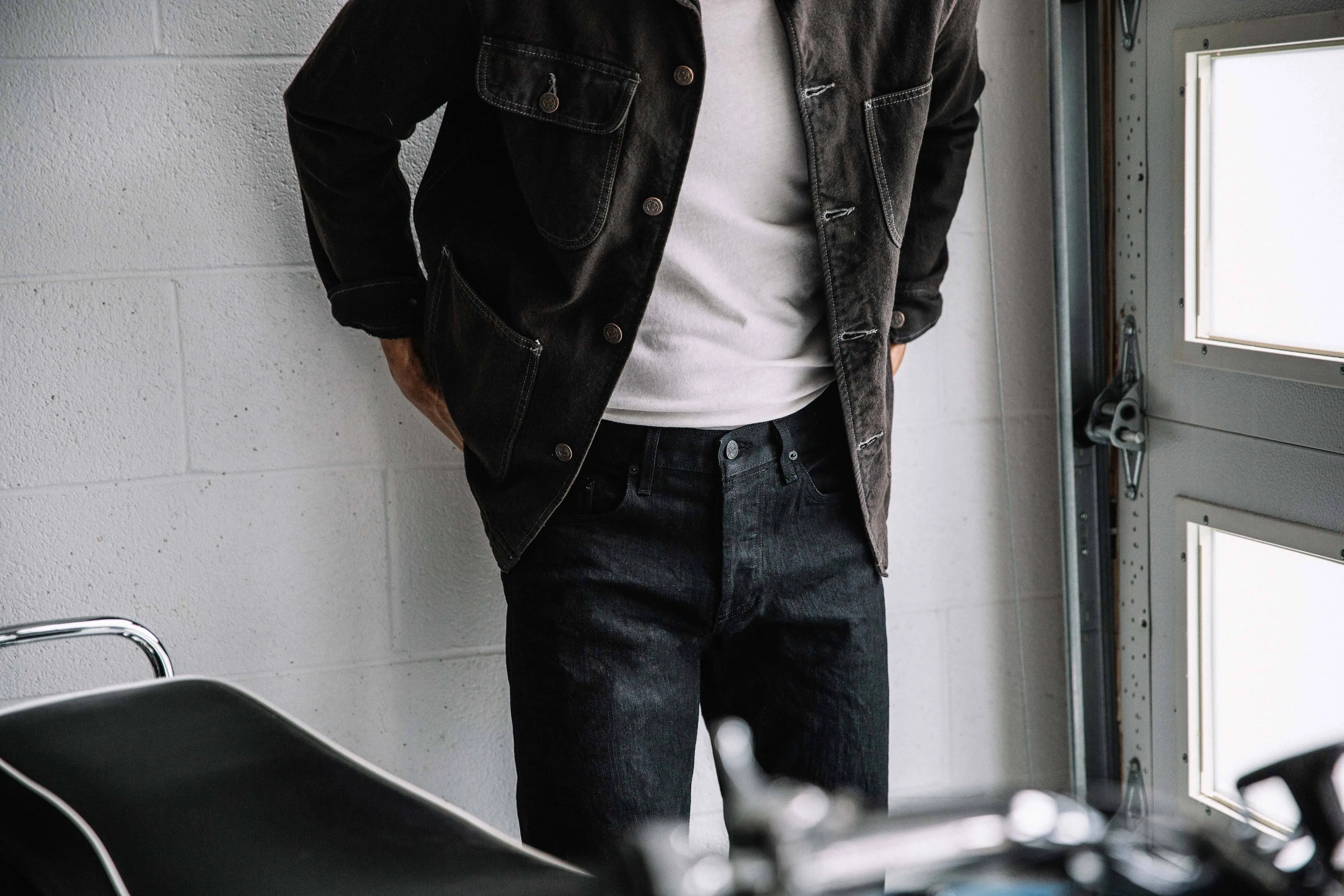 barton black selvage rinse sold by Imogene + Willie product image thumbnail 3