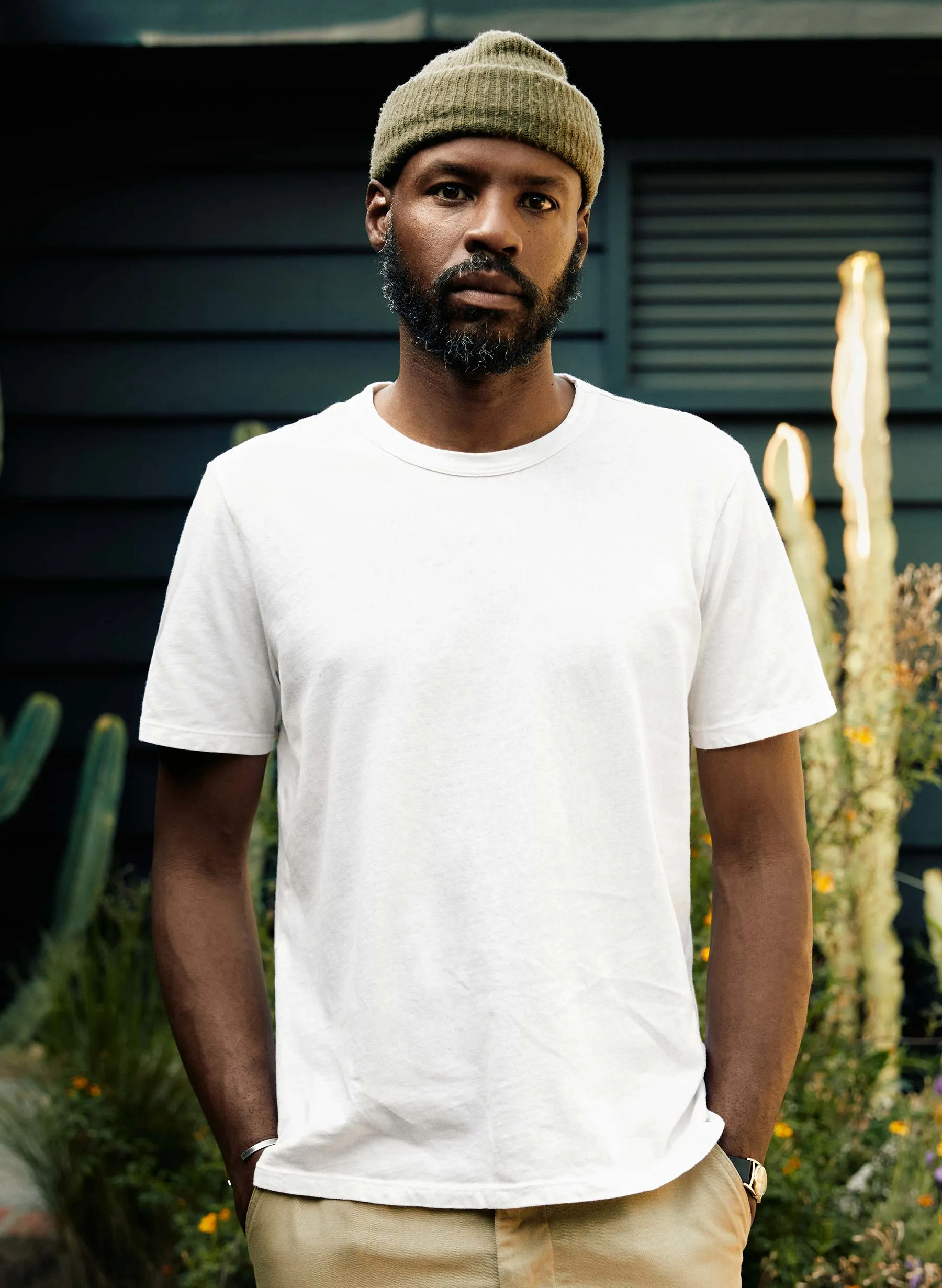 classic knit vintage white crew sold by Imogene + Willie product image thumbnail 2