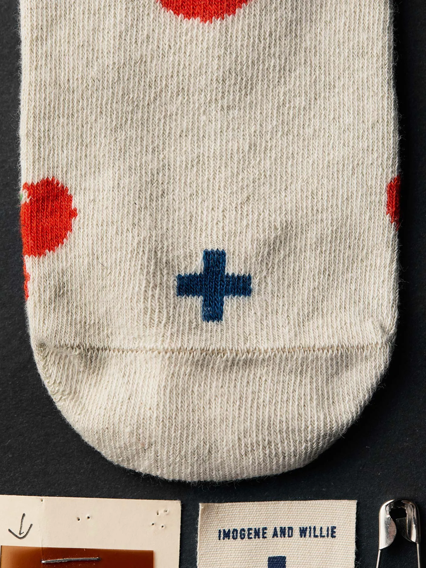 the "cherry" sock sold by Imogene + Willie product image thumbnail 3