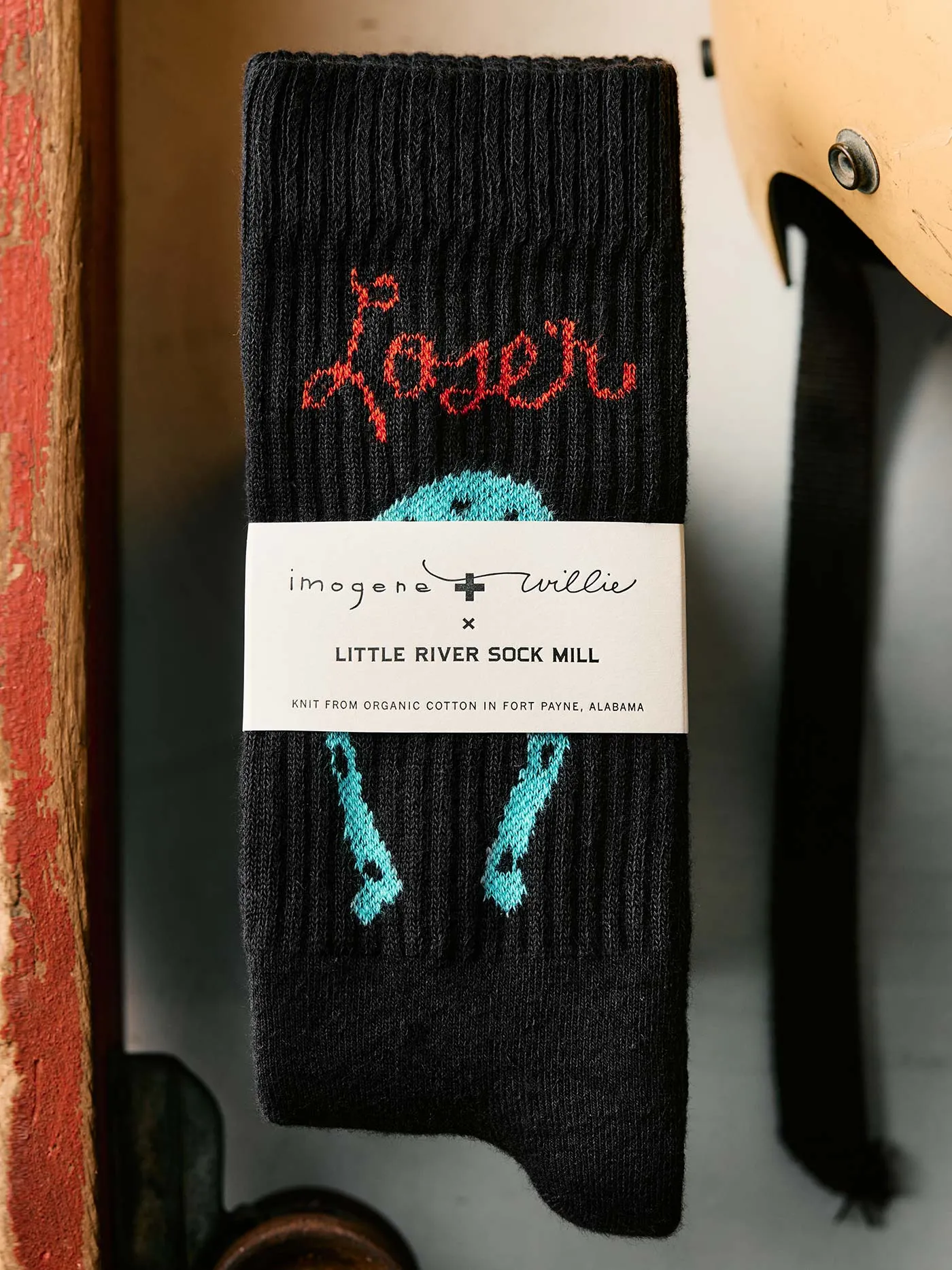 the "loser" sock sold by Imogene + Willie product image thumbnail 2