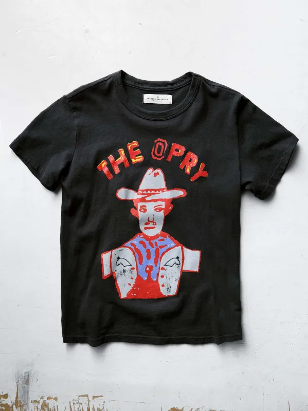 the i+w x opry "country western" tee made by Imogene + Willie