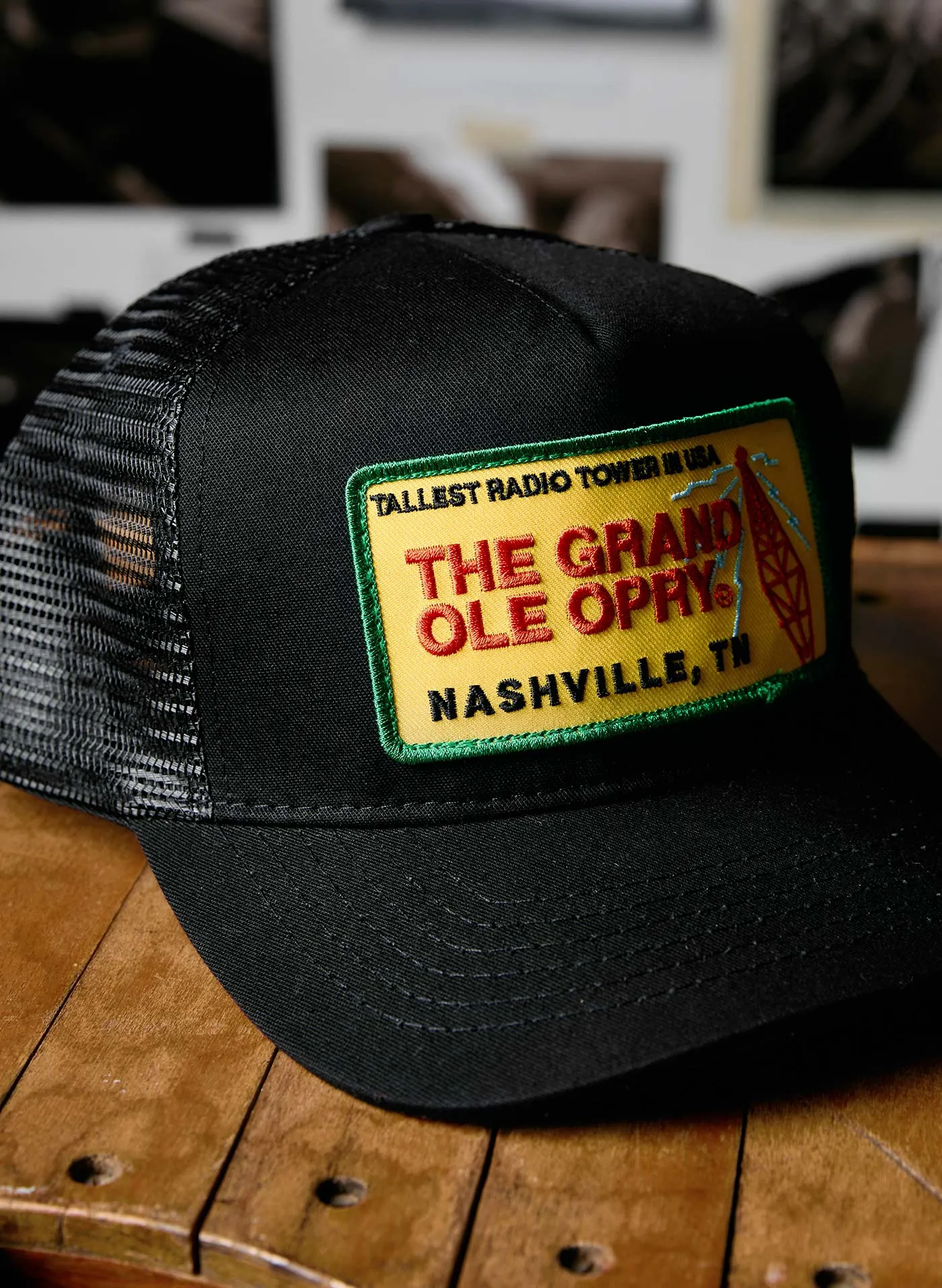 the i+w x opry "radio tower" trucker sold by Imogene + Willie product image thumbnail 3