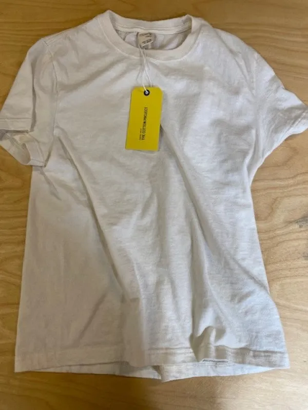 cotton project tee - white (test) sold by Imogene + Willie