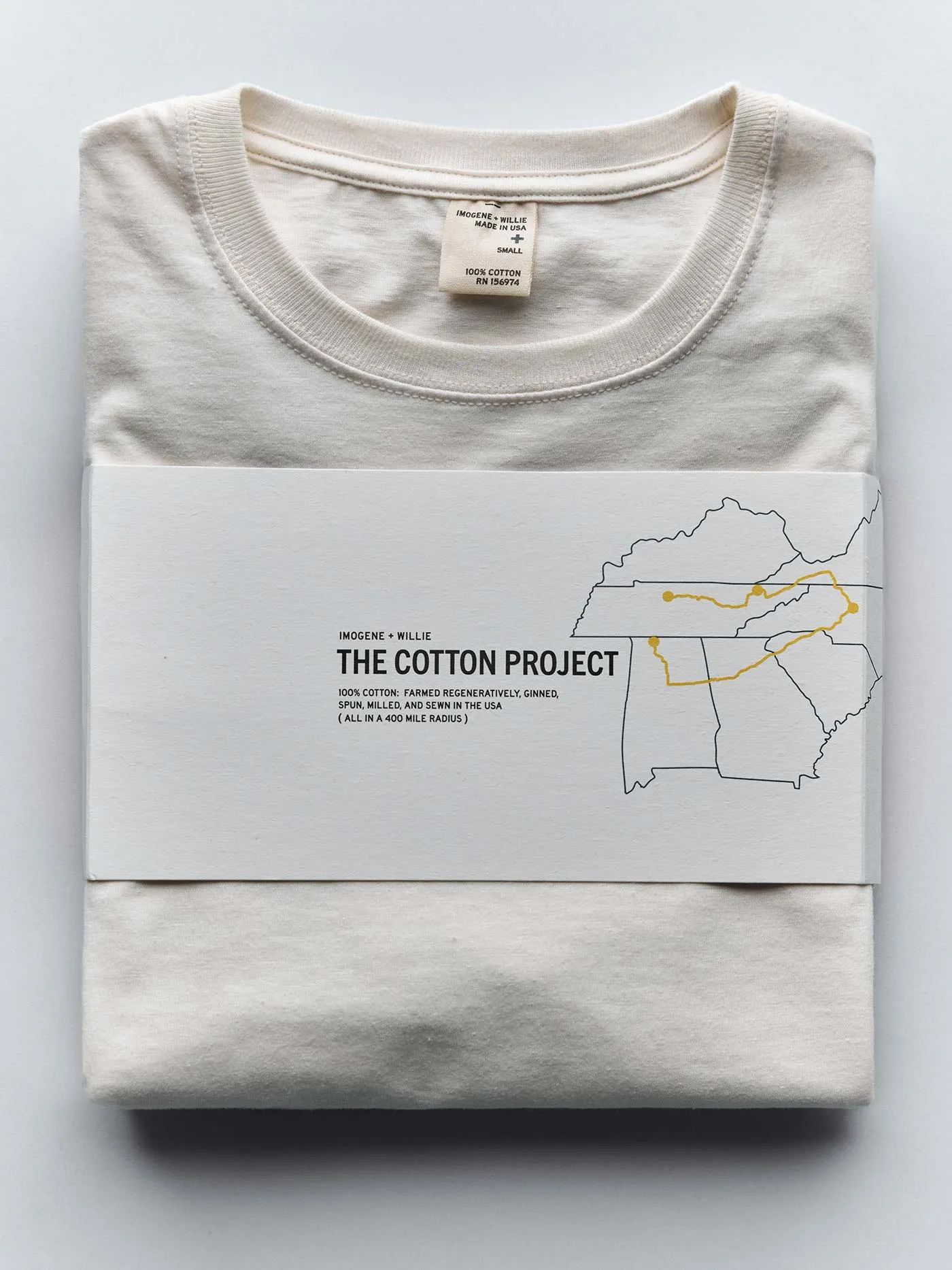 the cotton project tee in vintage white (2-pack) sold by Imogene + Willie