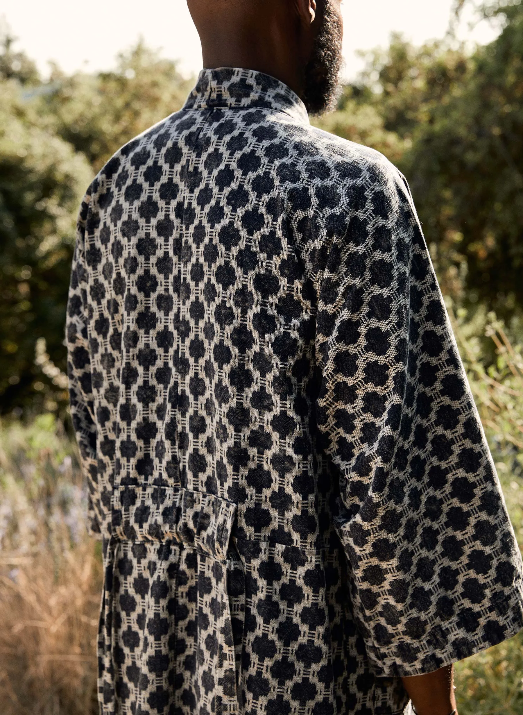 the ojai robe in indigo kiji sold by Imogene + Willie product image thumbnail 4