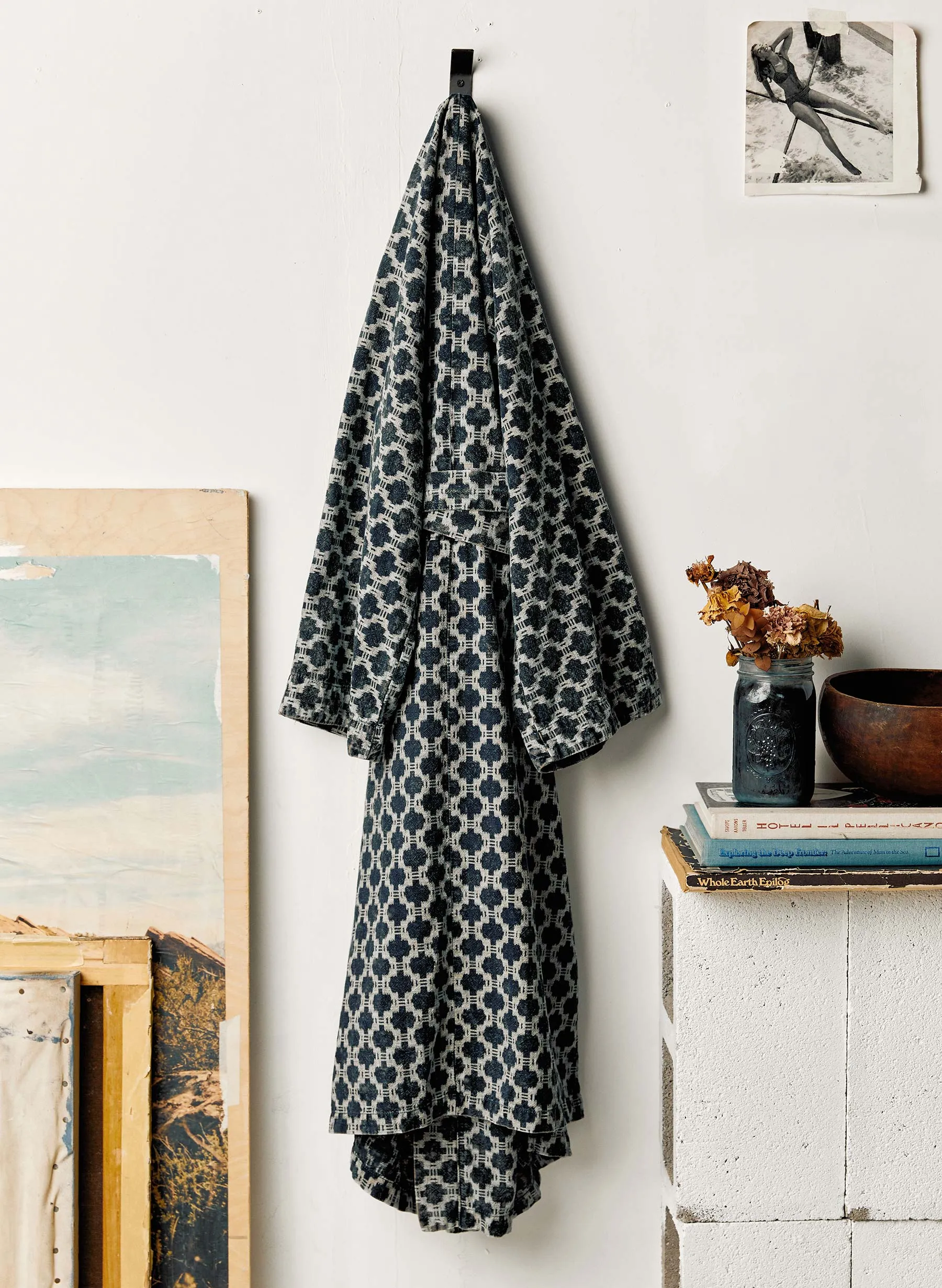 the ojai robe in indigo kiji sold by Imogene + Willie product image thumbnail 2