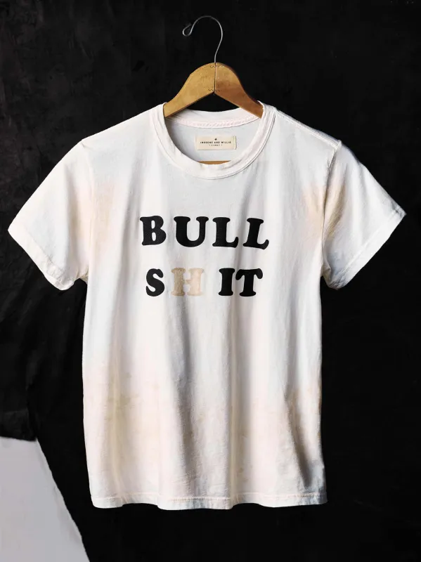 the "bs" tee sold by Imogene + Willie