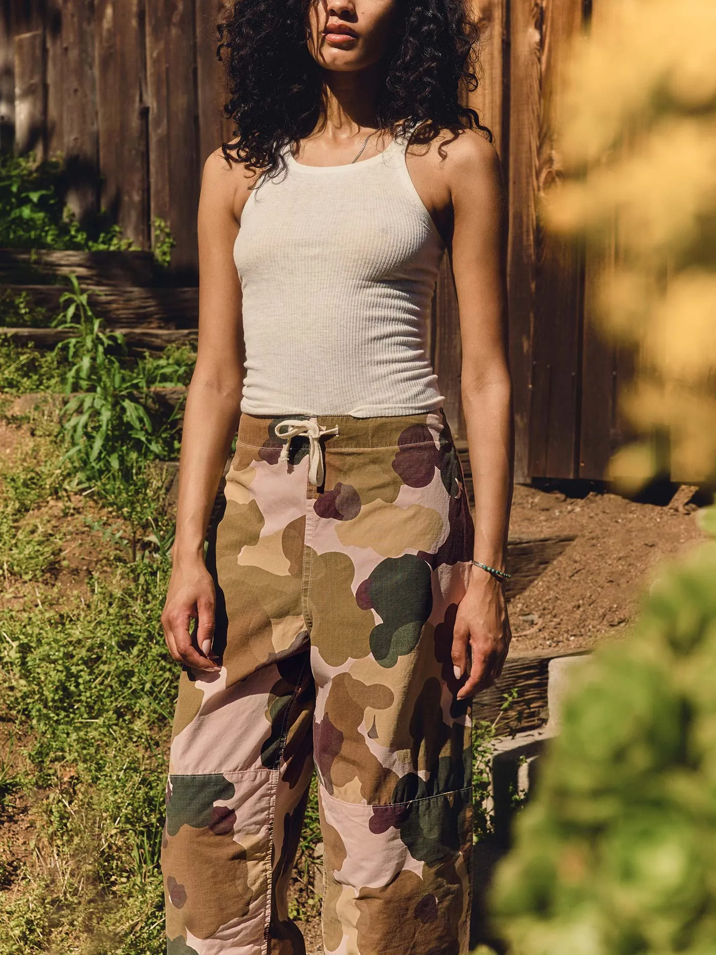 the flight pant in painted camo sold by Imogene + Willie product image thumbnail 5