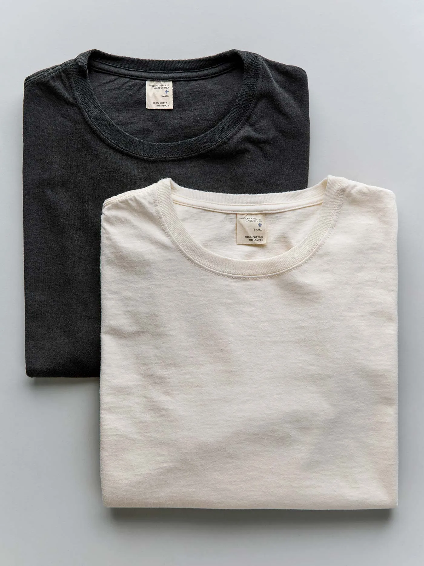 the cotton project tee (mixed 2-pack) sold by Imogene + Willie product image thumbnail 4