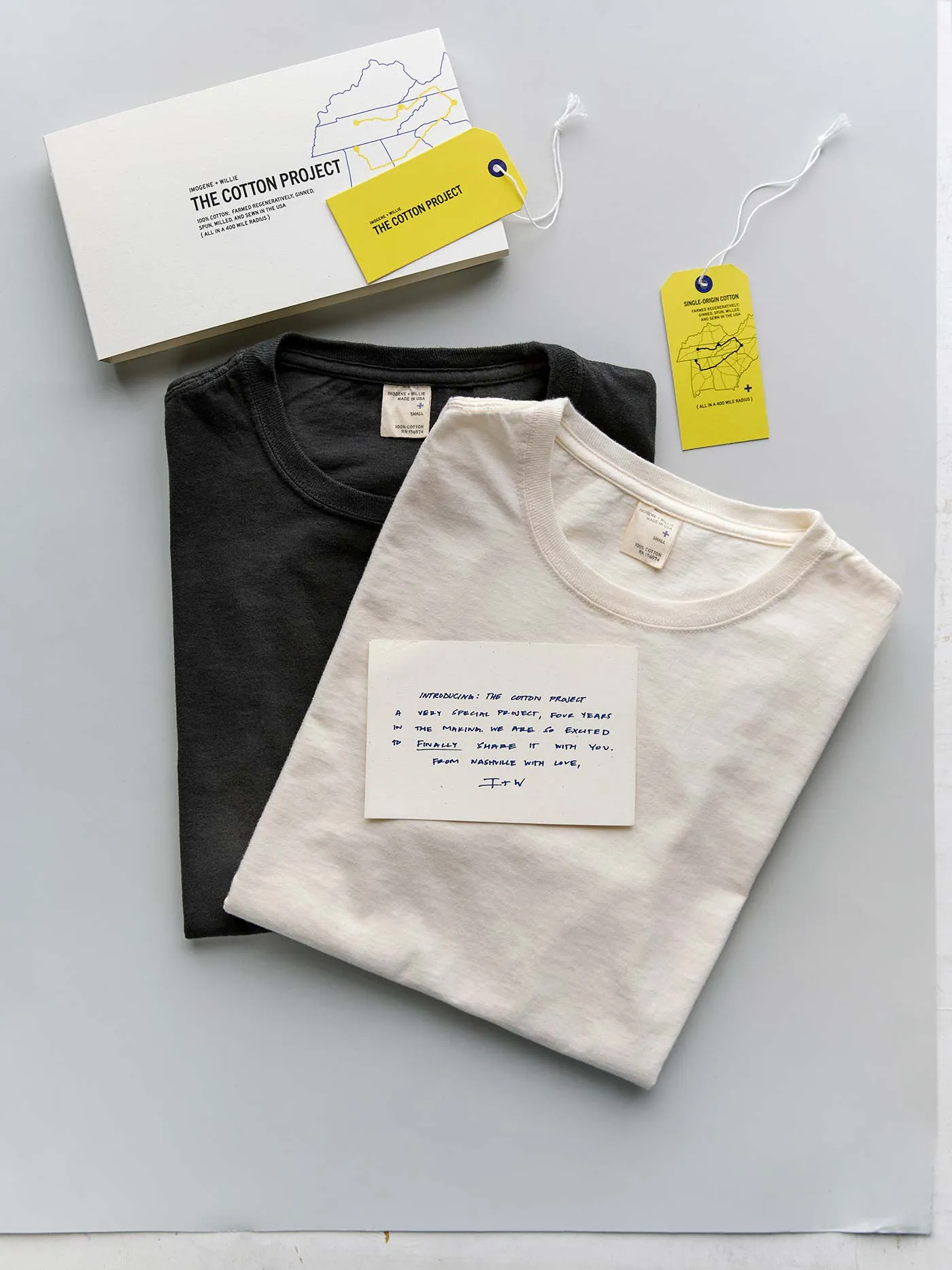 the cotton project tee (mixed 2-pack) sold by Imogene + Willie
