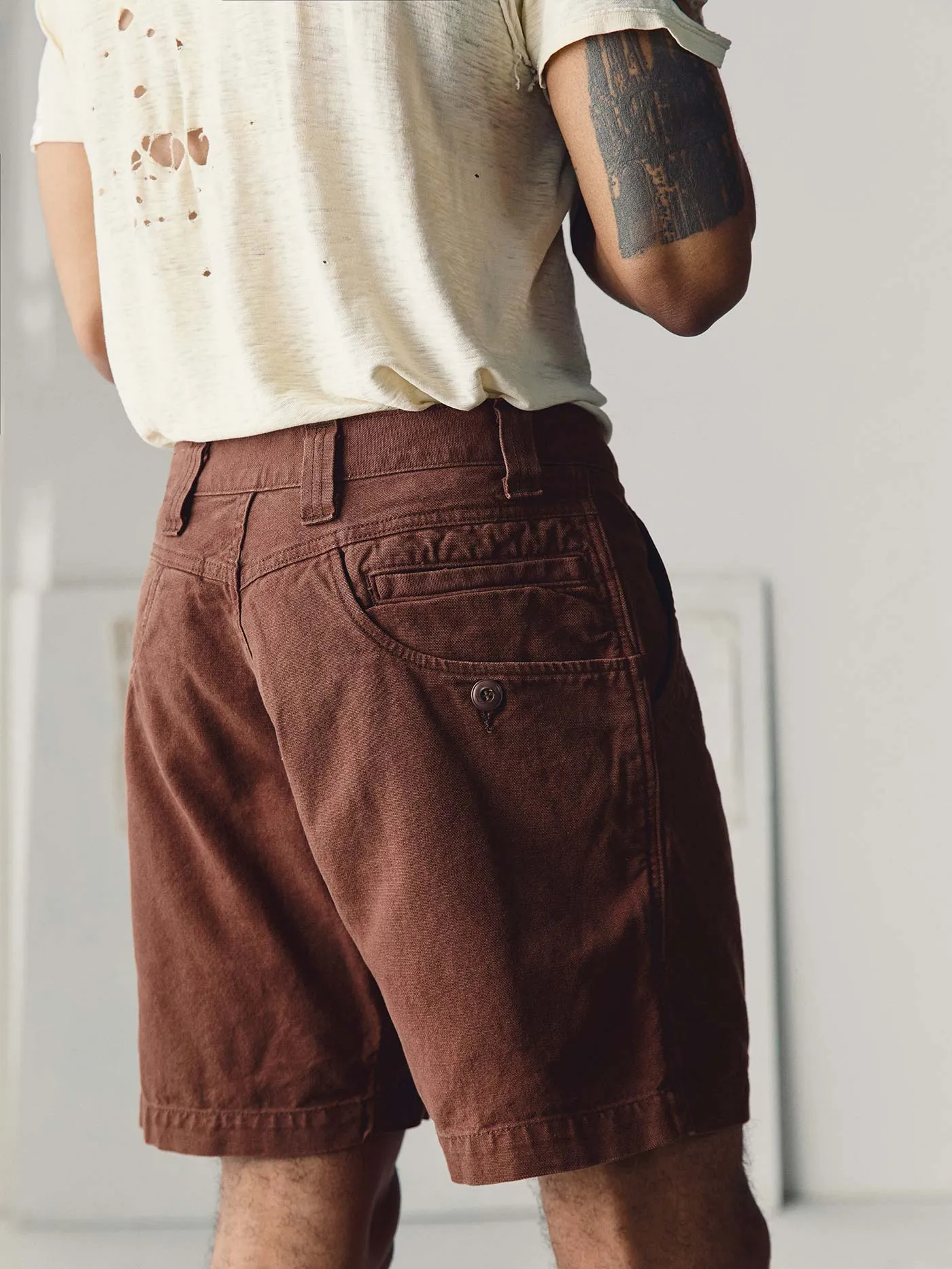 the mountain short in brown sold by Imogene + Willie product image thumbnail 3