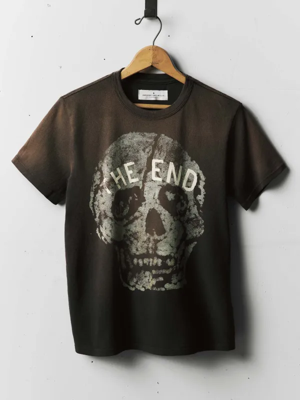 the "end" tee sold by Imogene + Willie