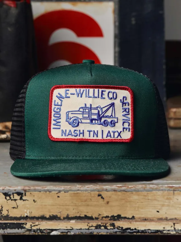 the "tow service" trucker sold by Imogene + Willie