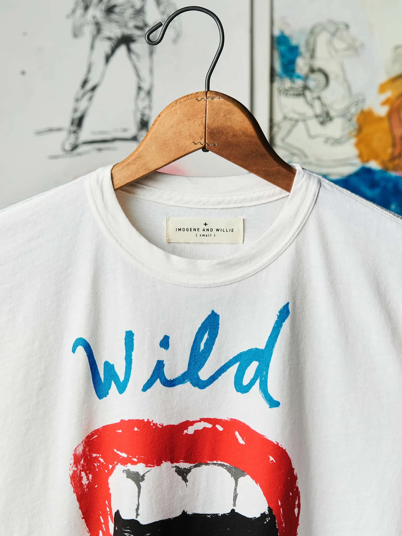 the "wild horses" tee sold by Imogene + Willie product image thumbnail 3