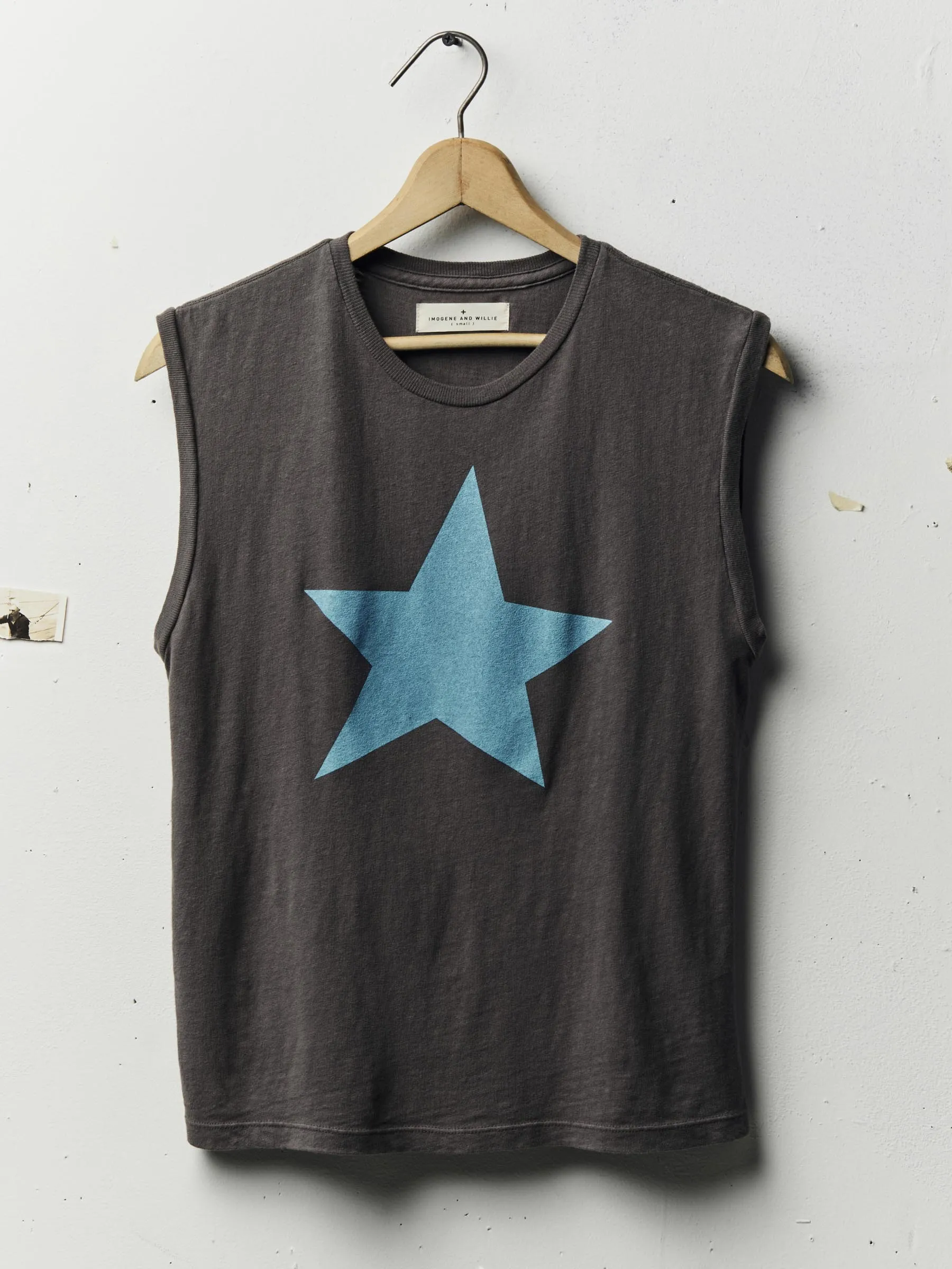 the "star" muscle tee sold by Imogene + Willie product image thumbnail 2