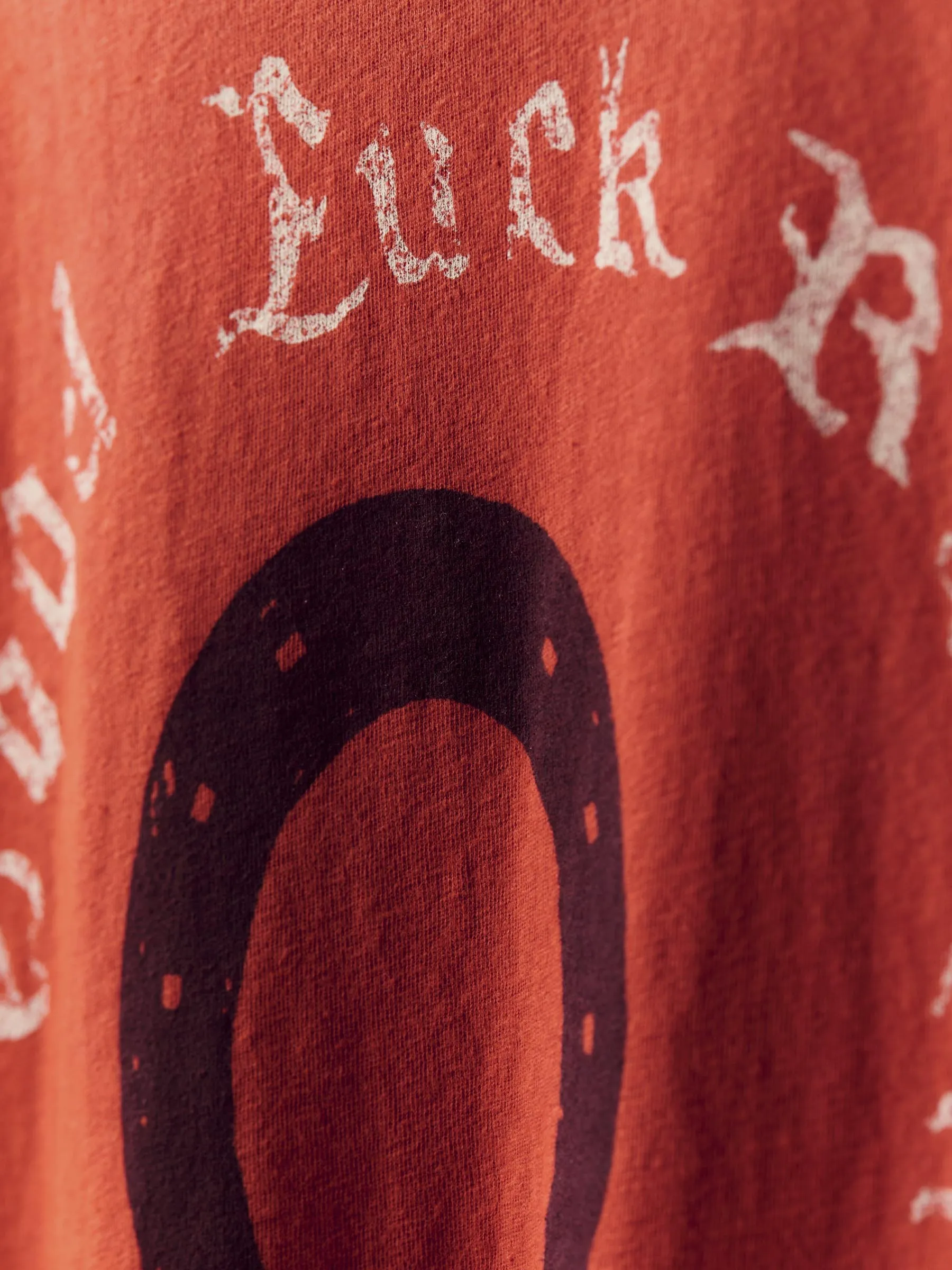 the "good luck ranch" muscle tee sold by Imogene + Willie product image thumbnail 4