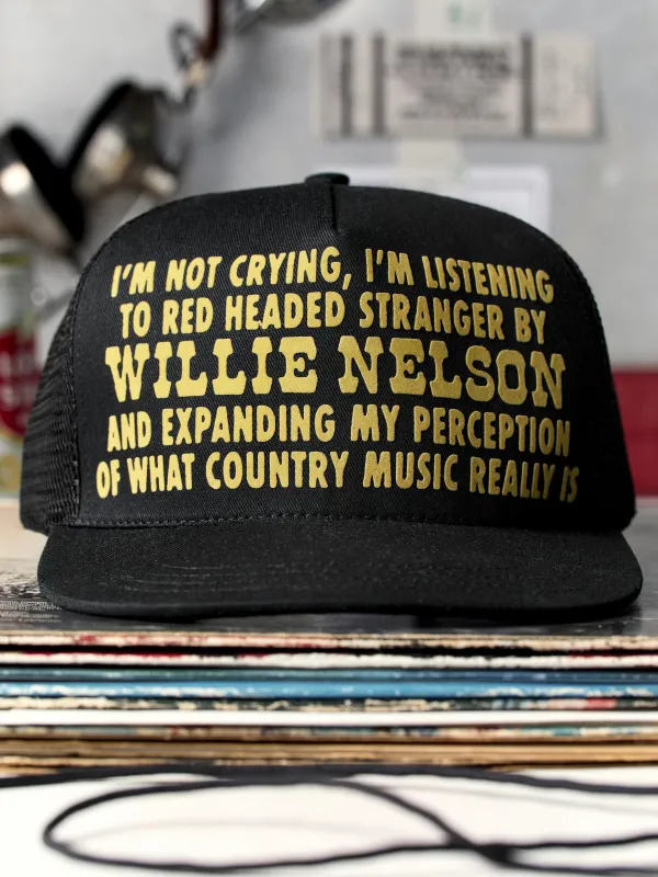 i+w x willie nelson "red headed stranger" trucker sold by Imogene + Willie