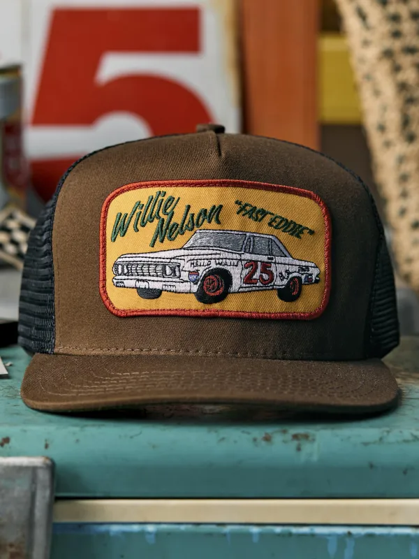 i+w x willie nelson "fast eddie" trucker sold by Imogene + Willie