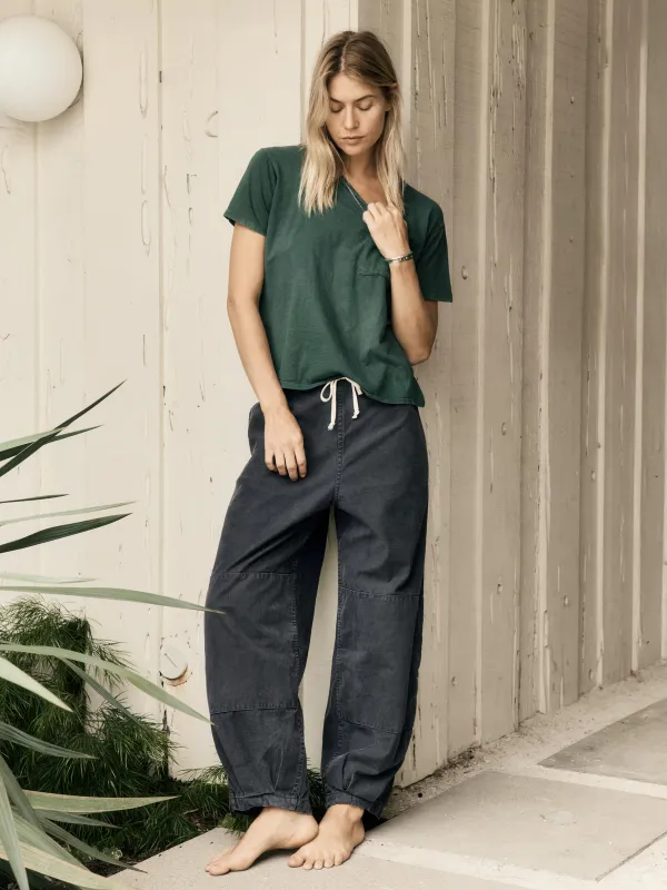 flight pant in faded black sold by Imogene + Willie