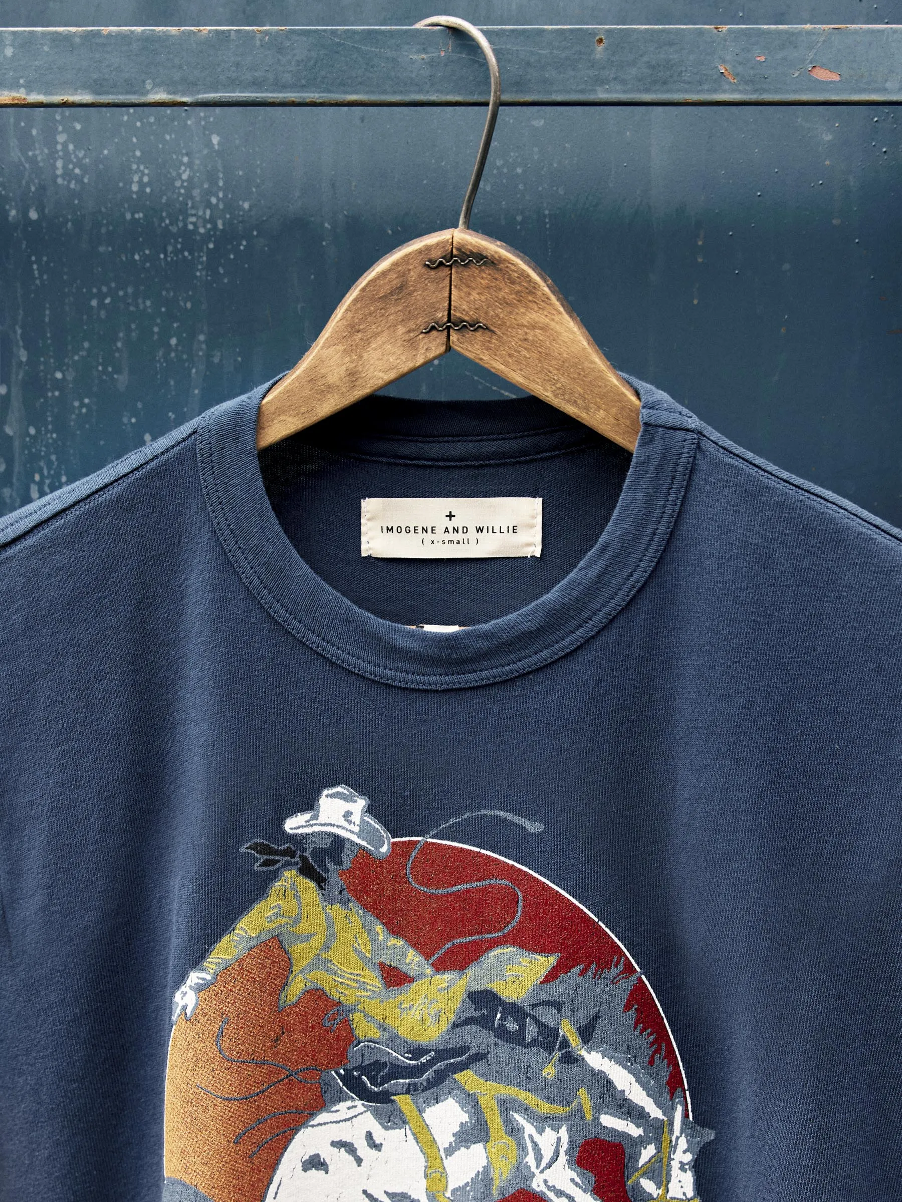 the "next time" tee in faded navy sold by Imogene + Willie product image thumbnail 3