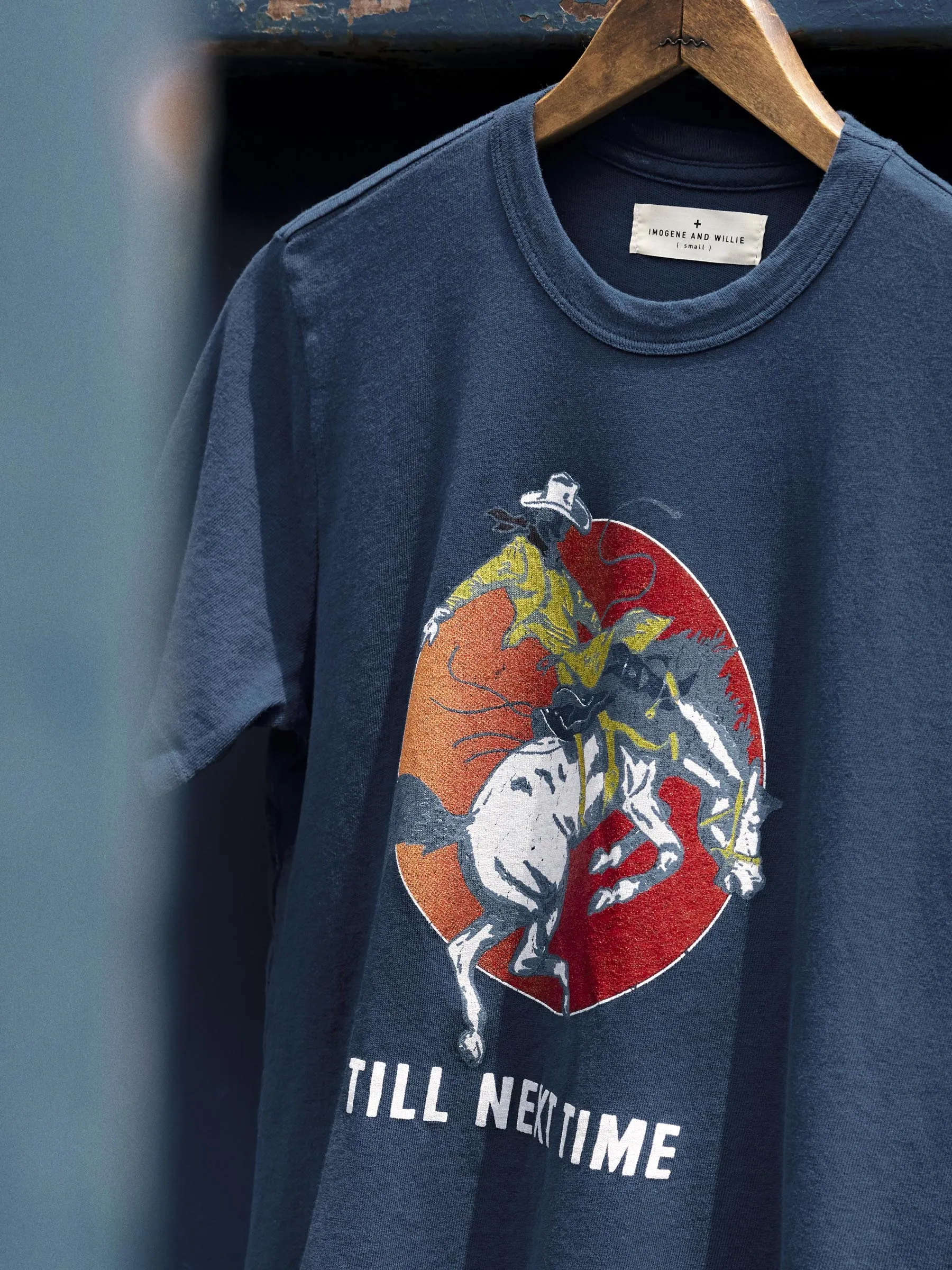 the "next time" tee in faded navy sold by Imogene + Willie product image thumbnail 5