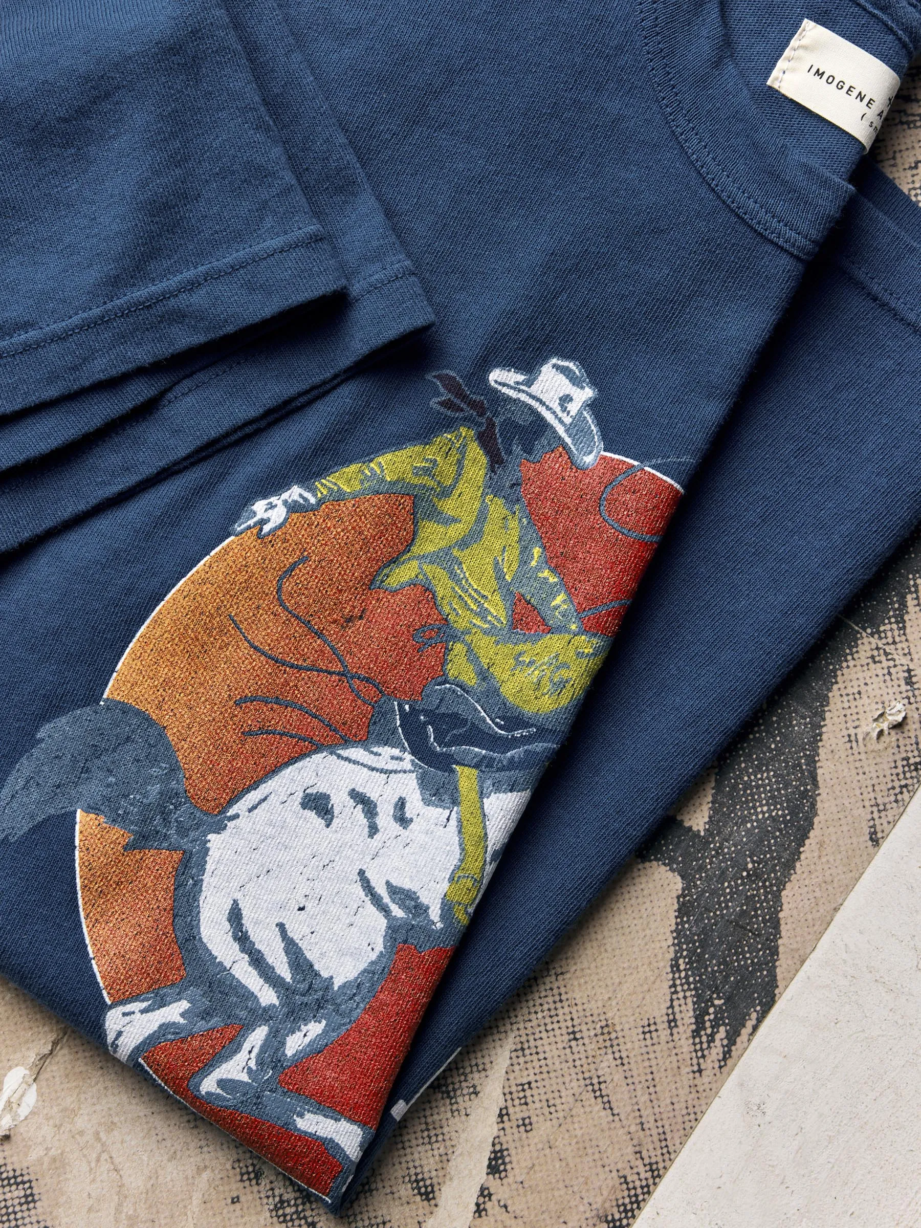 the "next time" tee in faded navy sold by Imogene + Willie product image thumbnail 4
