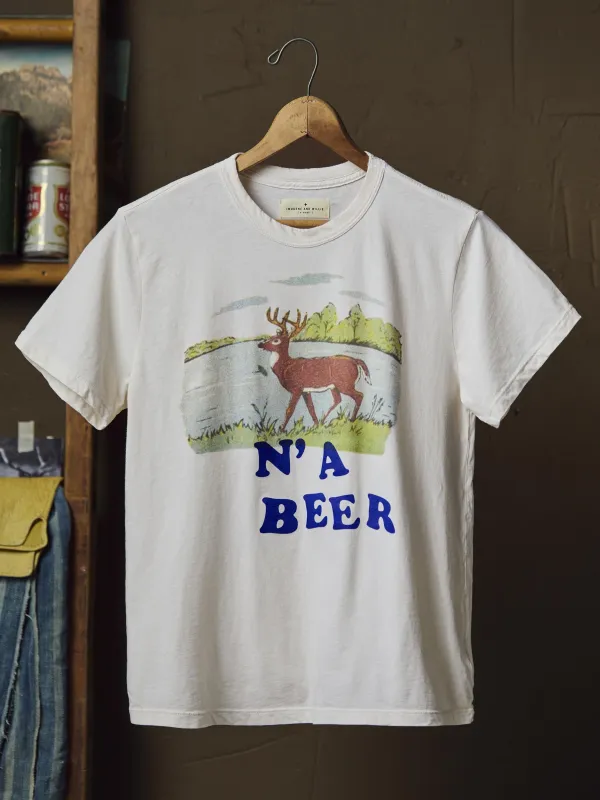 the "buck n' a beer" tee sold by Imogene + Willie