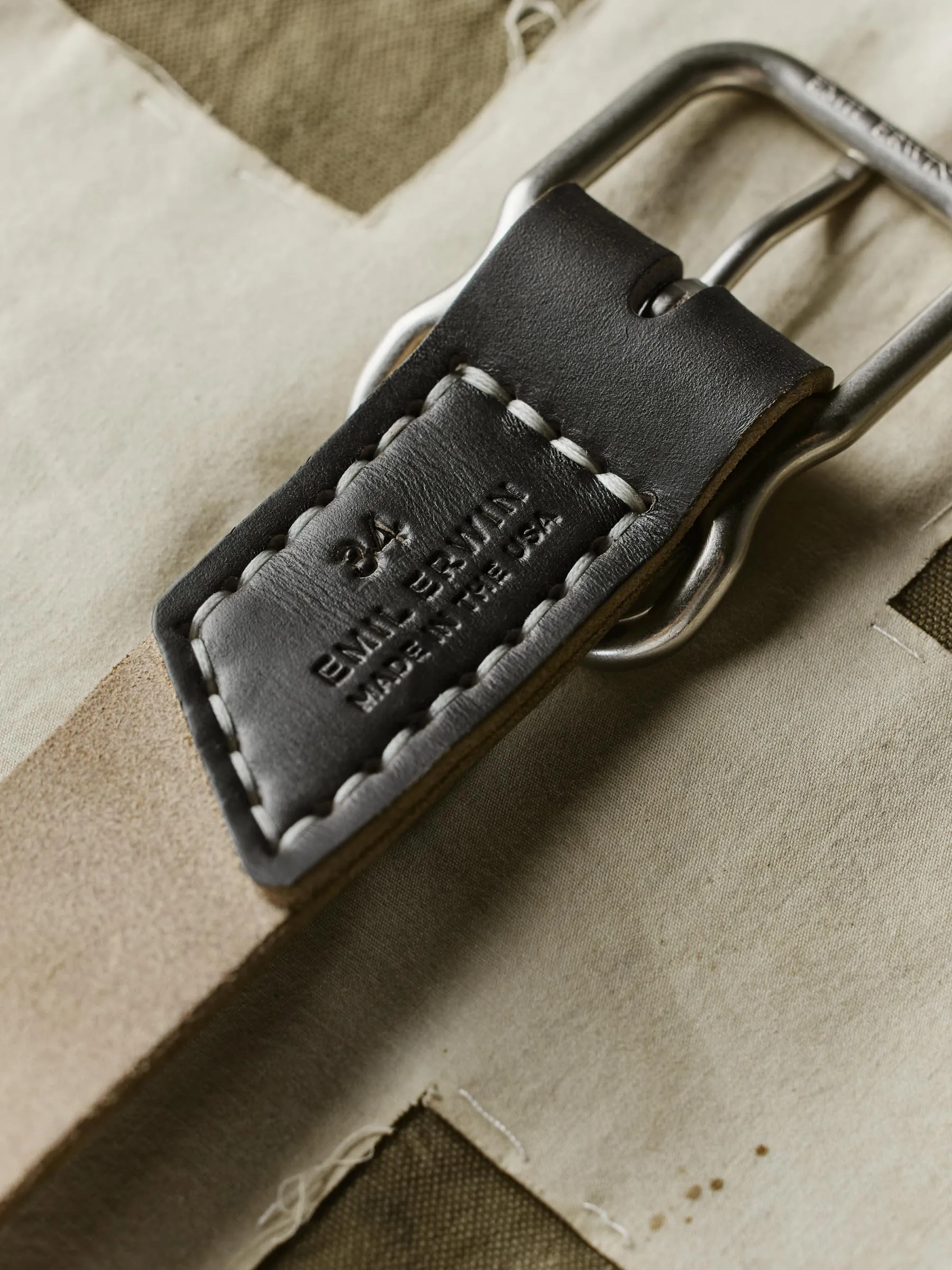 Emil Erwin Signature Belt Slate sold by Imogene + Willie product image thumbnail 5