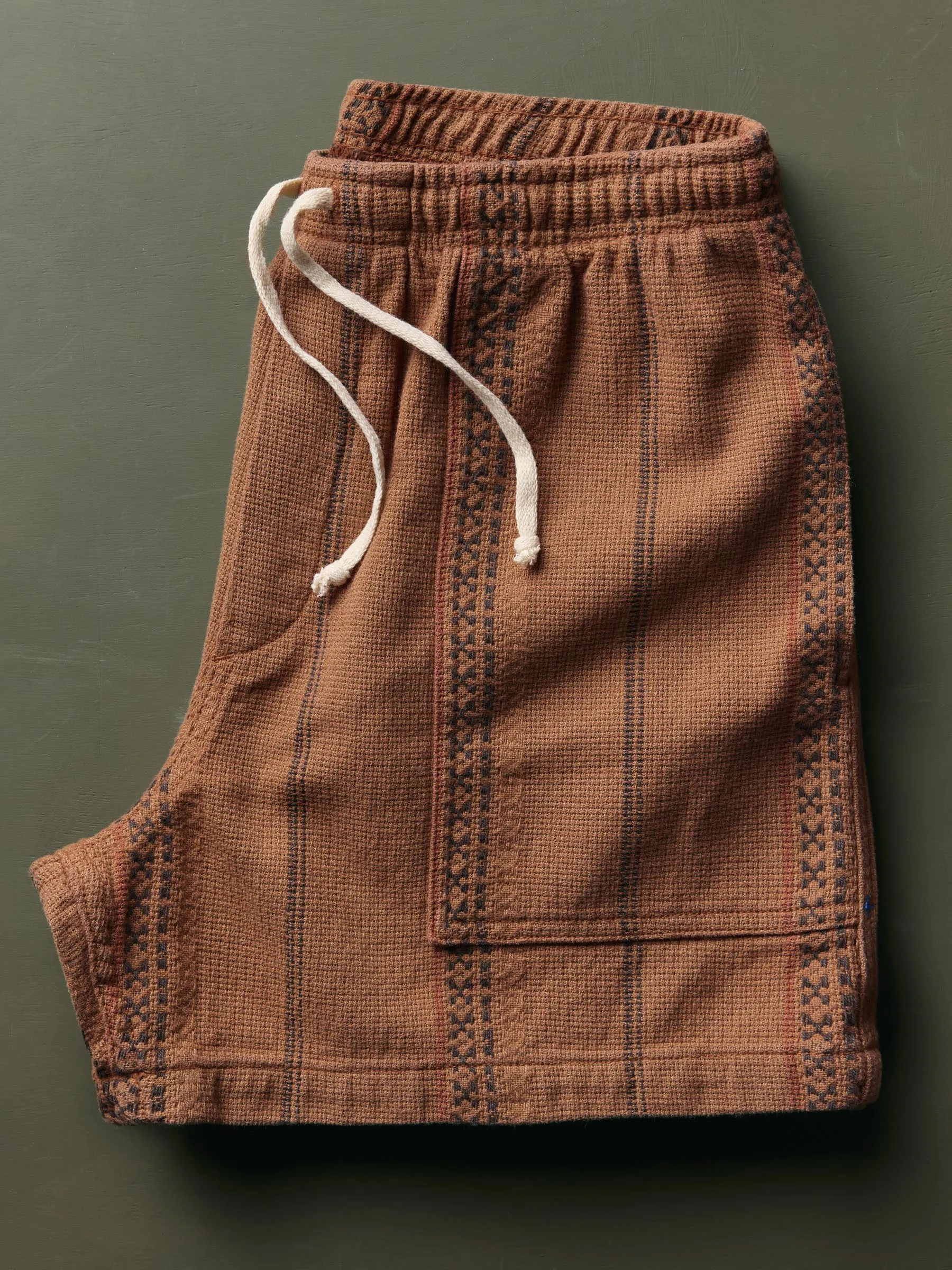 lagos lounge short in brown sold by Imogene + Willie product image thumbnail 4