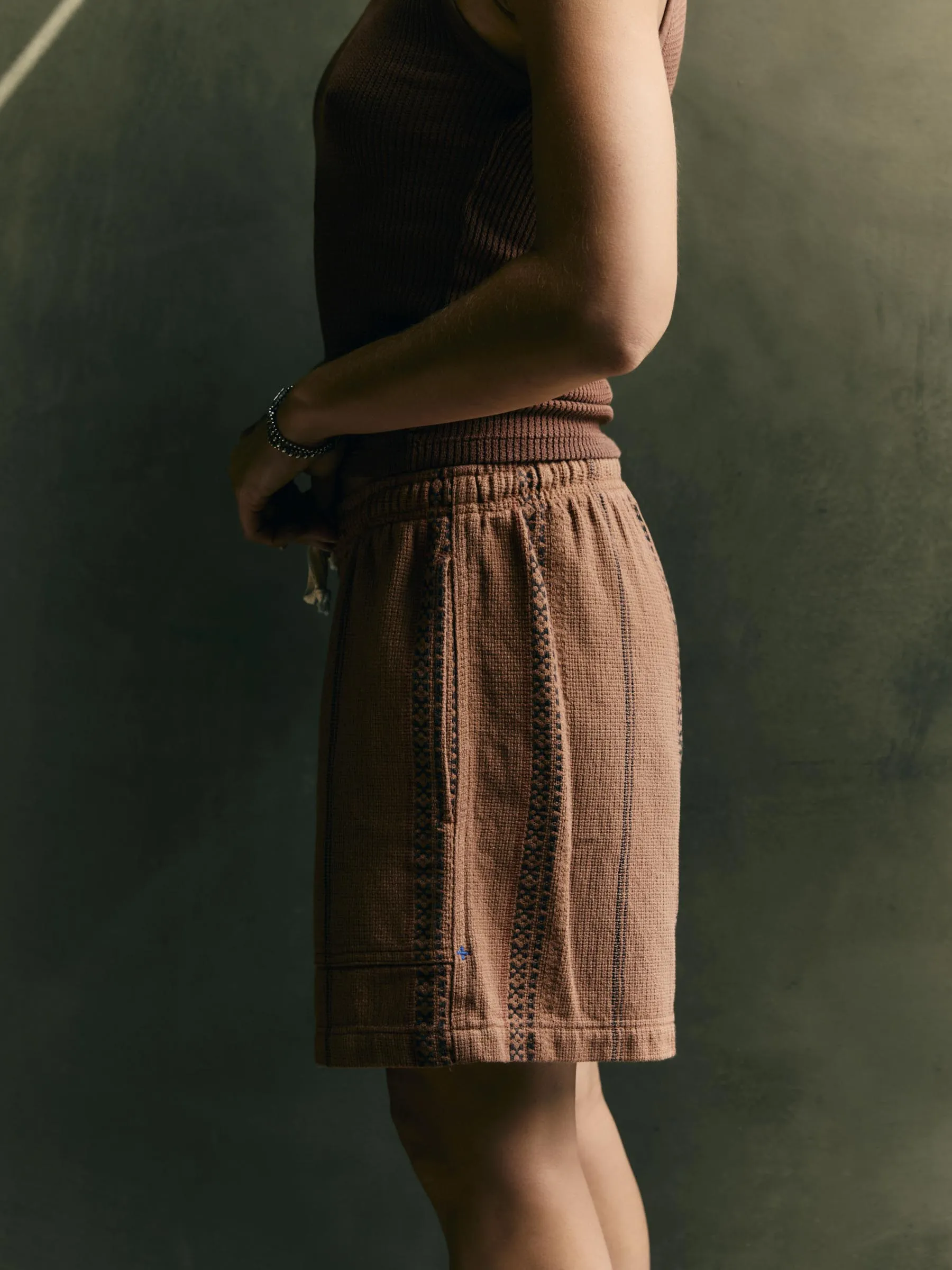 lagos lounge short in brown sold by Imogene + Willie product image thumbnail 3