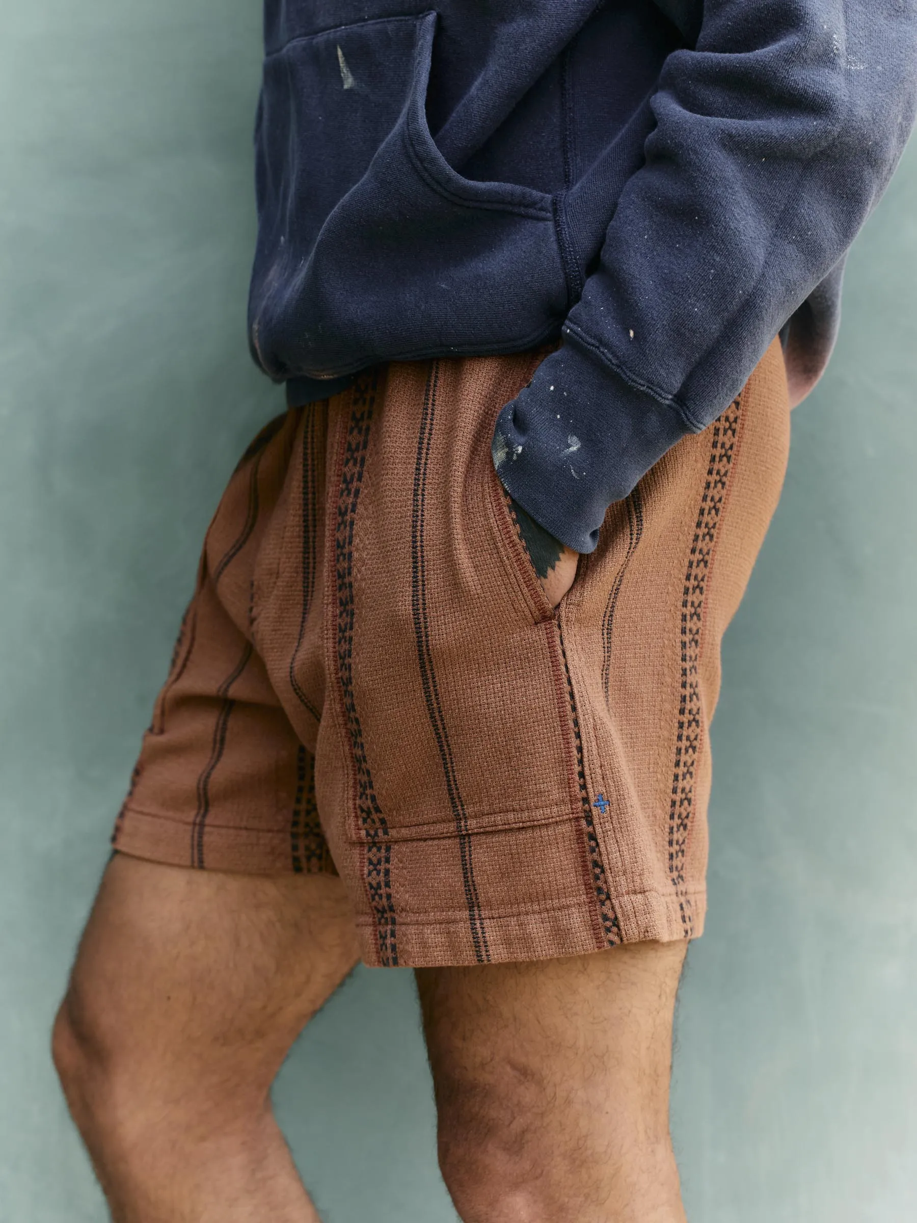 lagos lounge short in brown sold by Imogene + Willie product image thumbnail 4