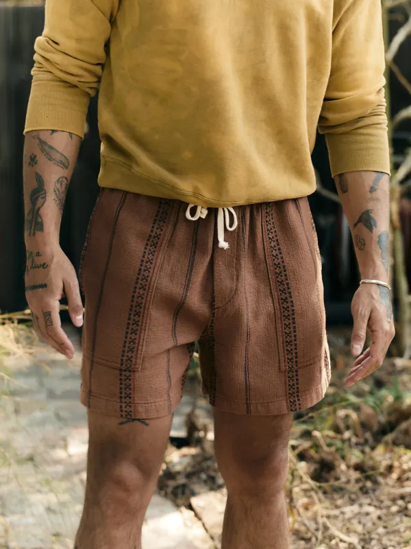 lagos lounge short in brown sold by Imogene + Willie