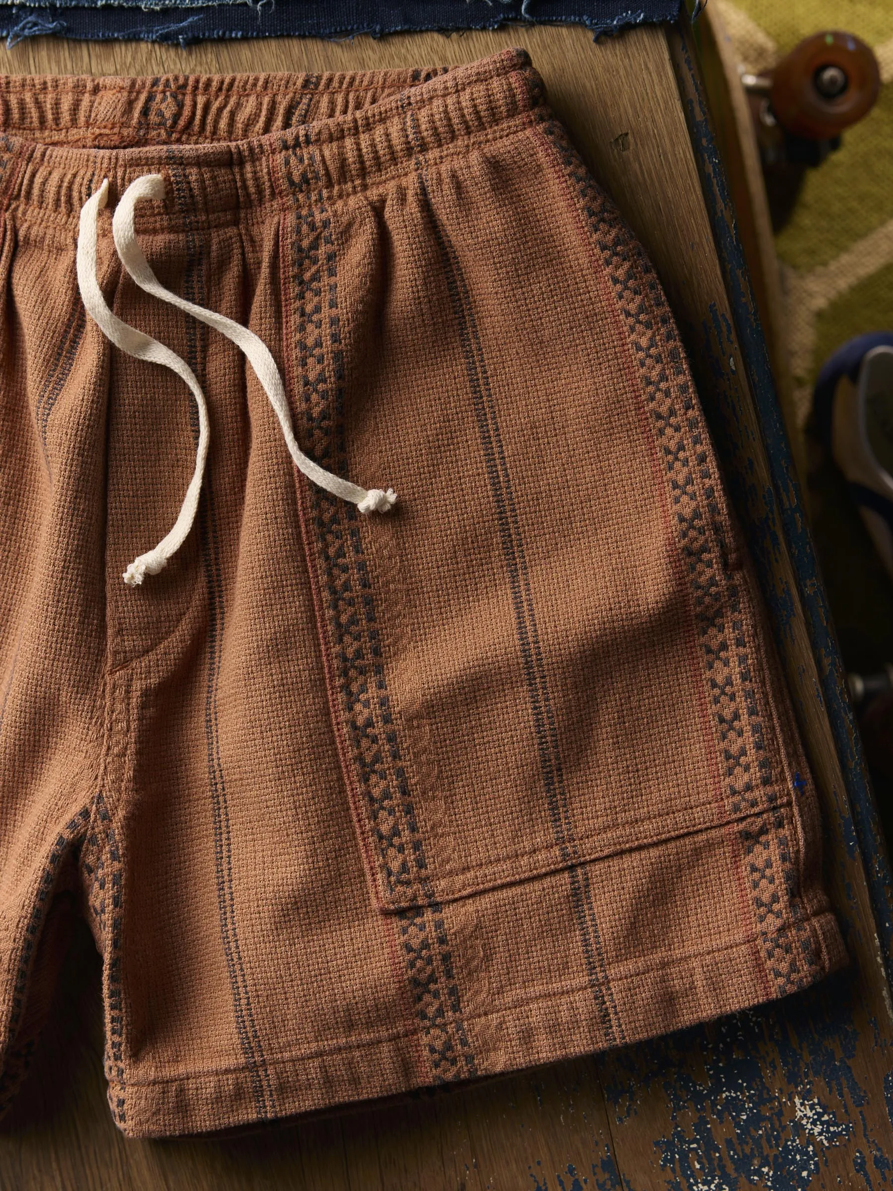 lagos lounge short in brown sold by Imogene + Willie product image thumbnail 2