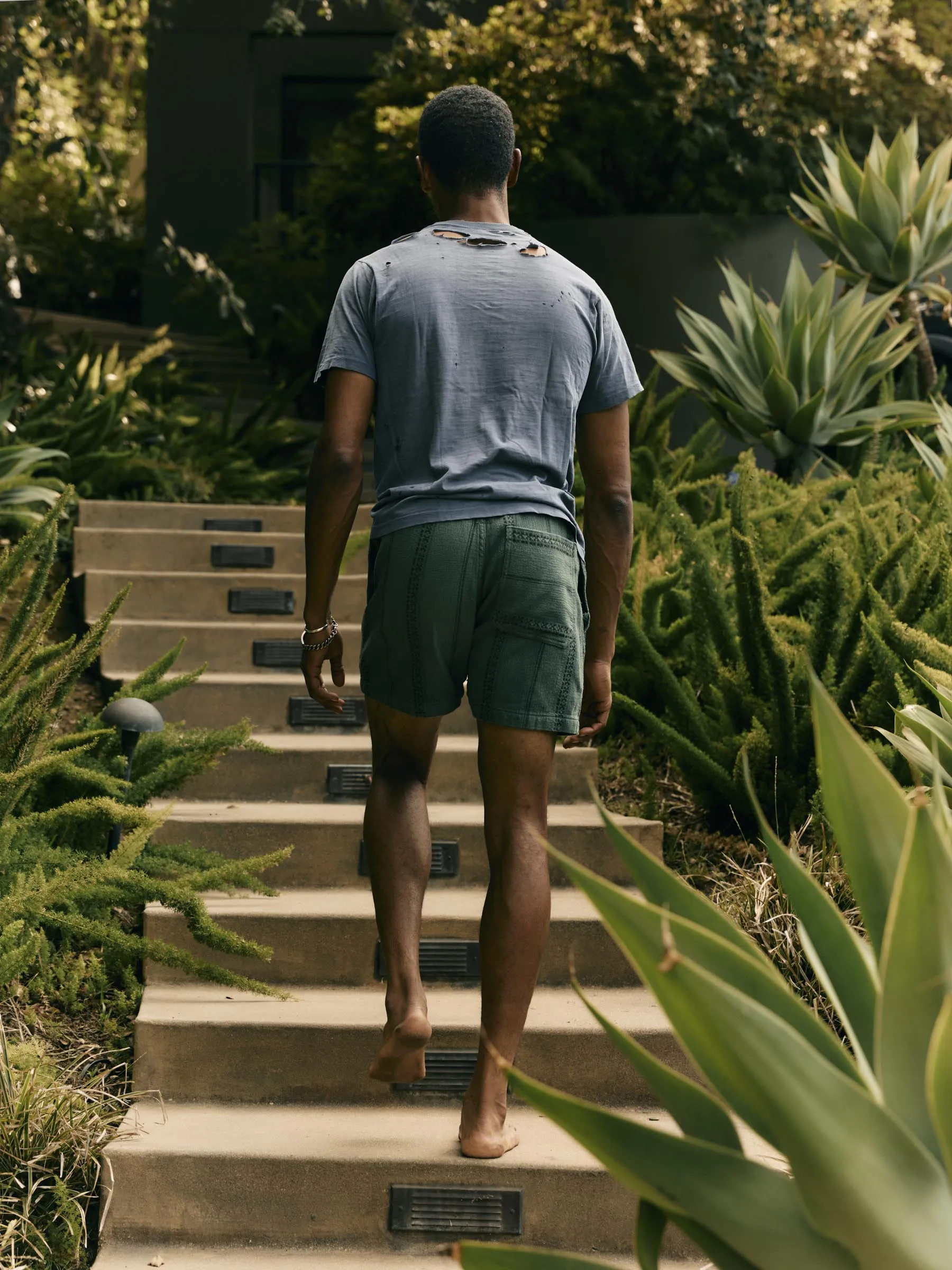 lagos lounge short in spruce sold by Imogene + Willie product image thumbnail 5