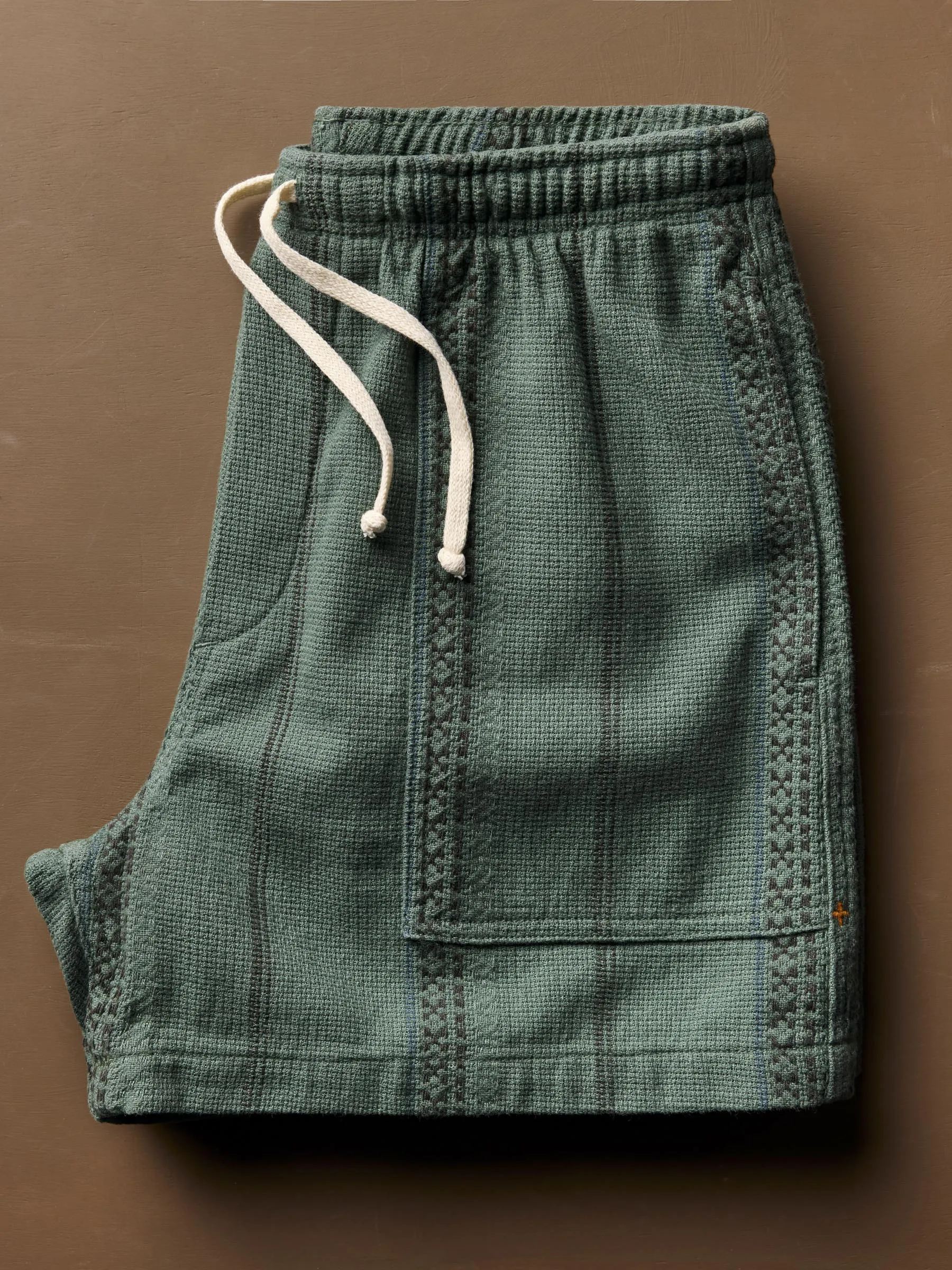 lagos lounge short in spruce sold by Imogene + Willie product image thumbnail 3