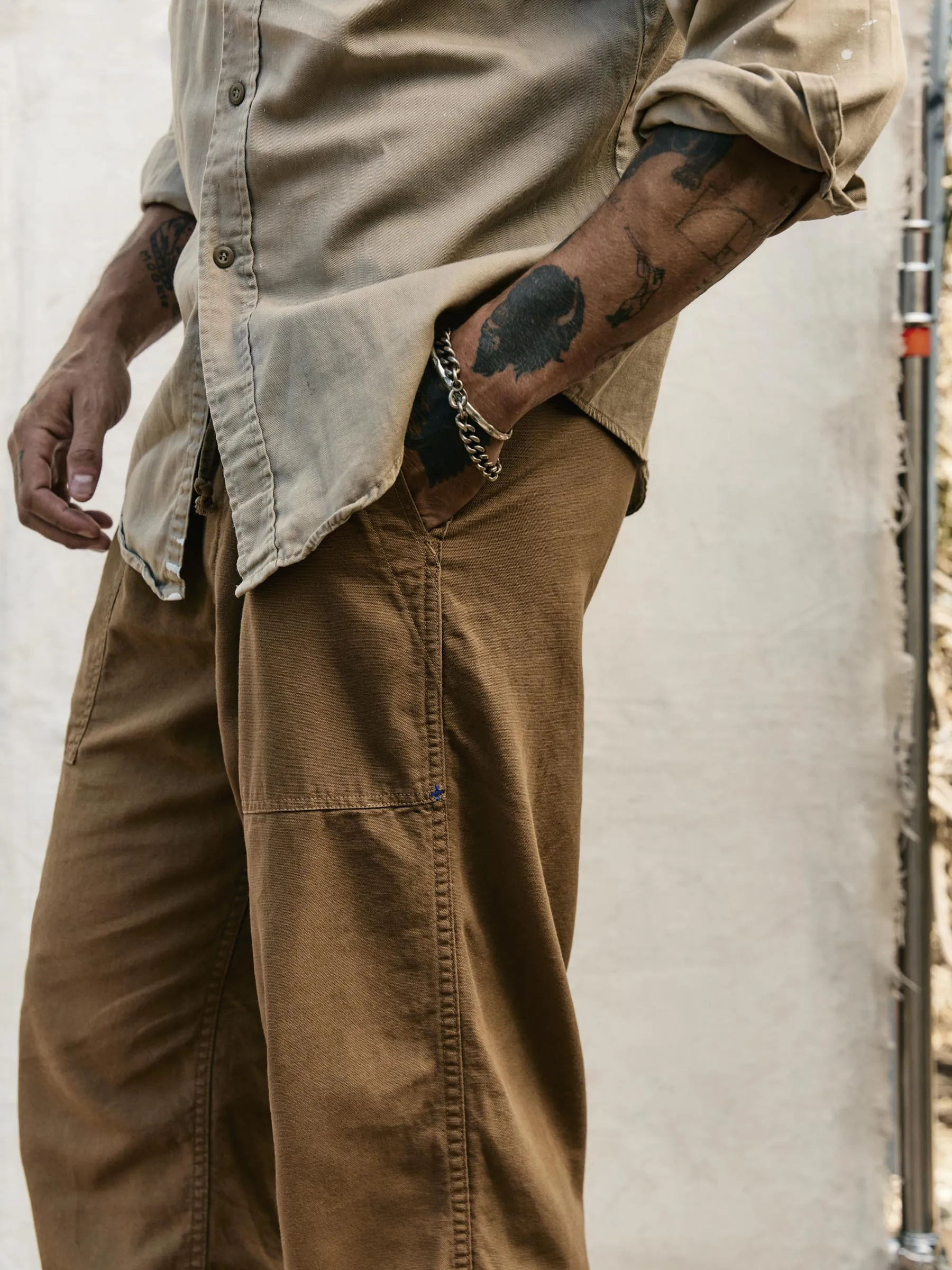 ventura chore pant in field tan sold by Imogene + Willie product image thumbnail 4
